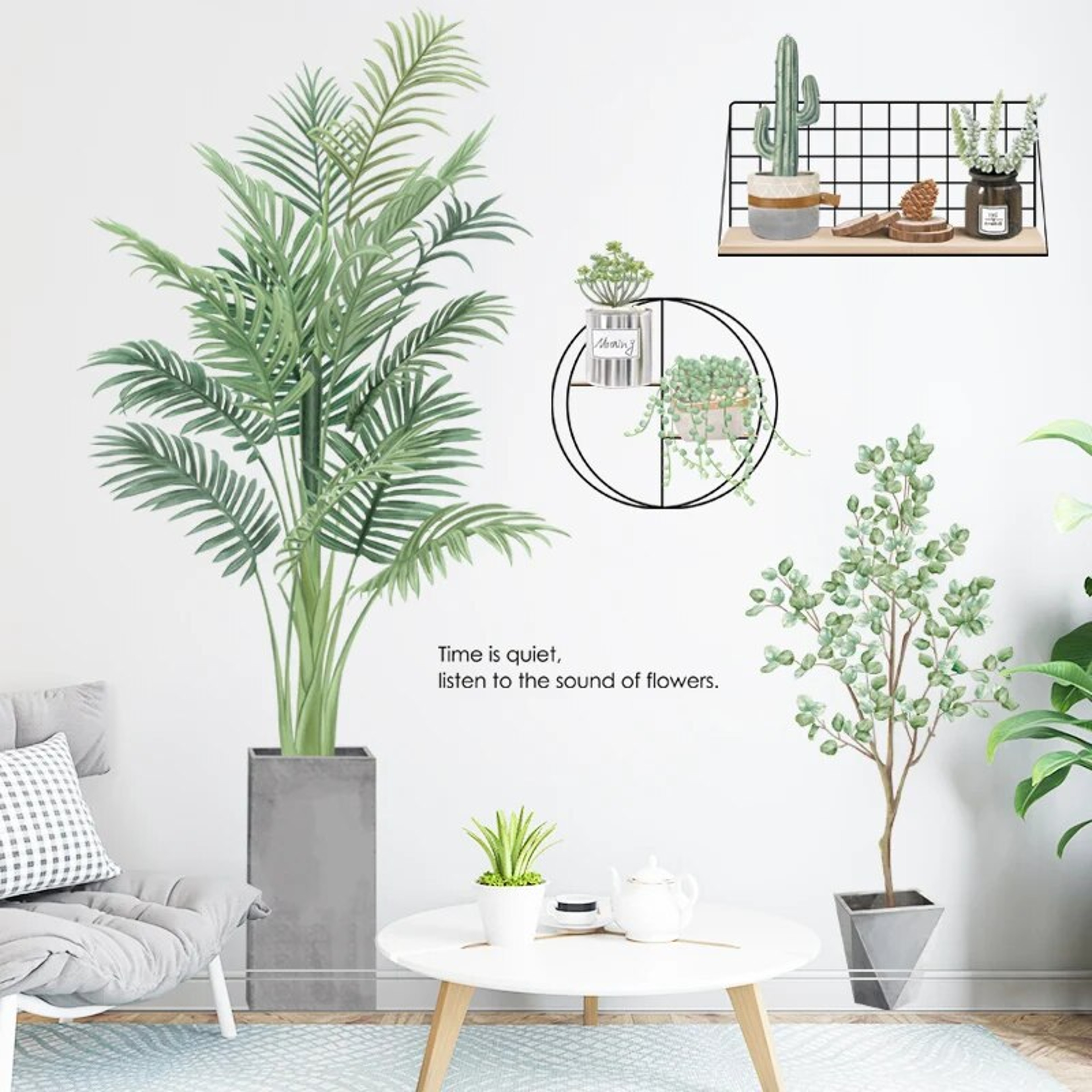 Large Nordic Tree Wall Stickers Living Room Decoration Bedroom Home Decor Art Removable Decals – view 14
