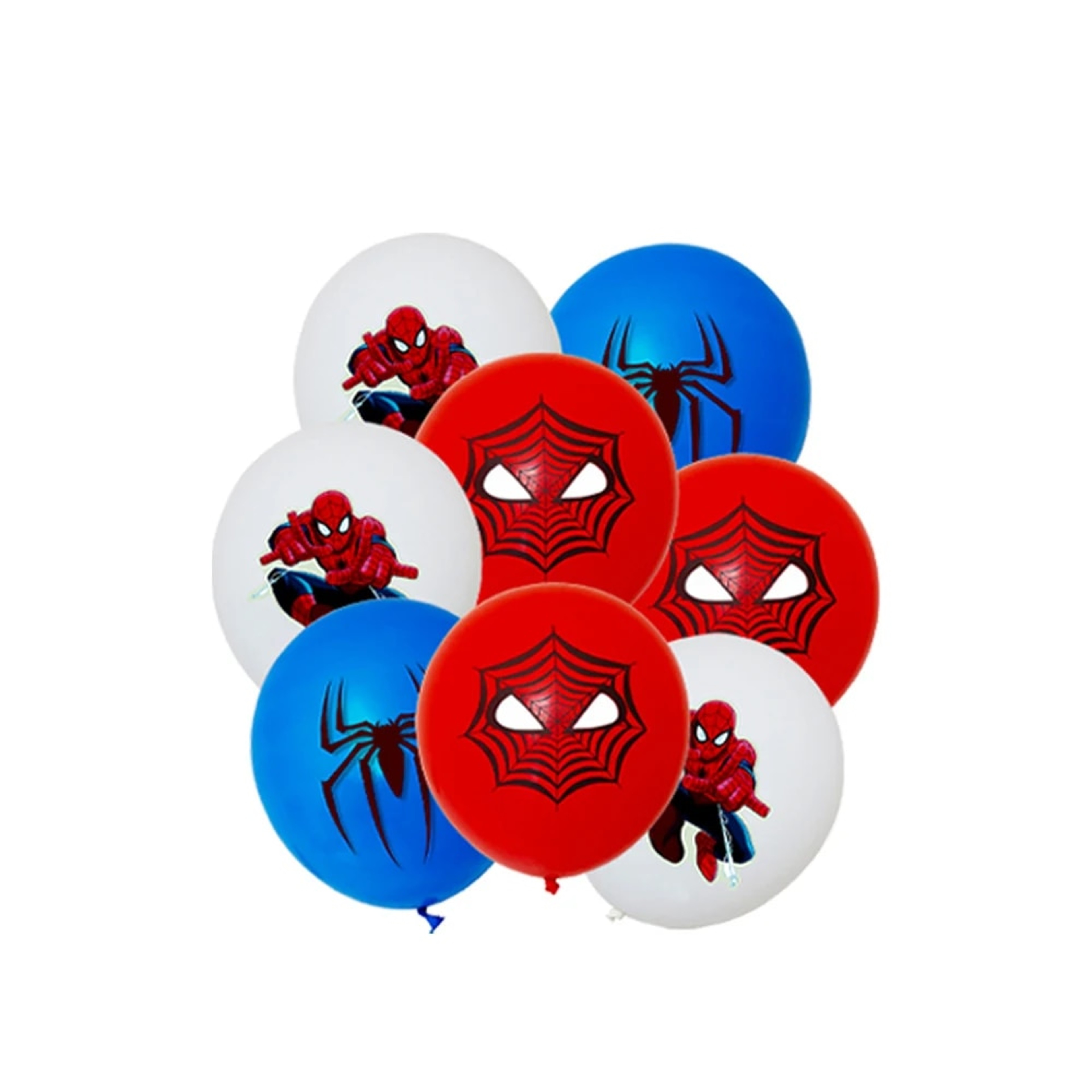 Spiderman 12 Inch Latex Balloons: Perfect Party Decor for Boys - 10/20/30pcs Available! – view 3