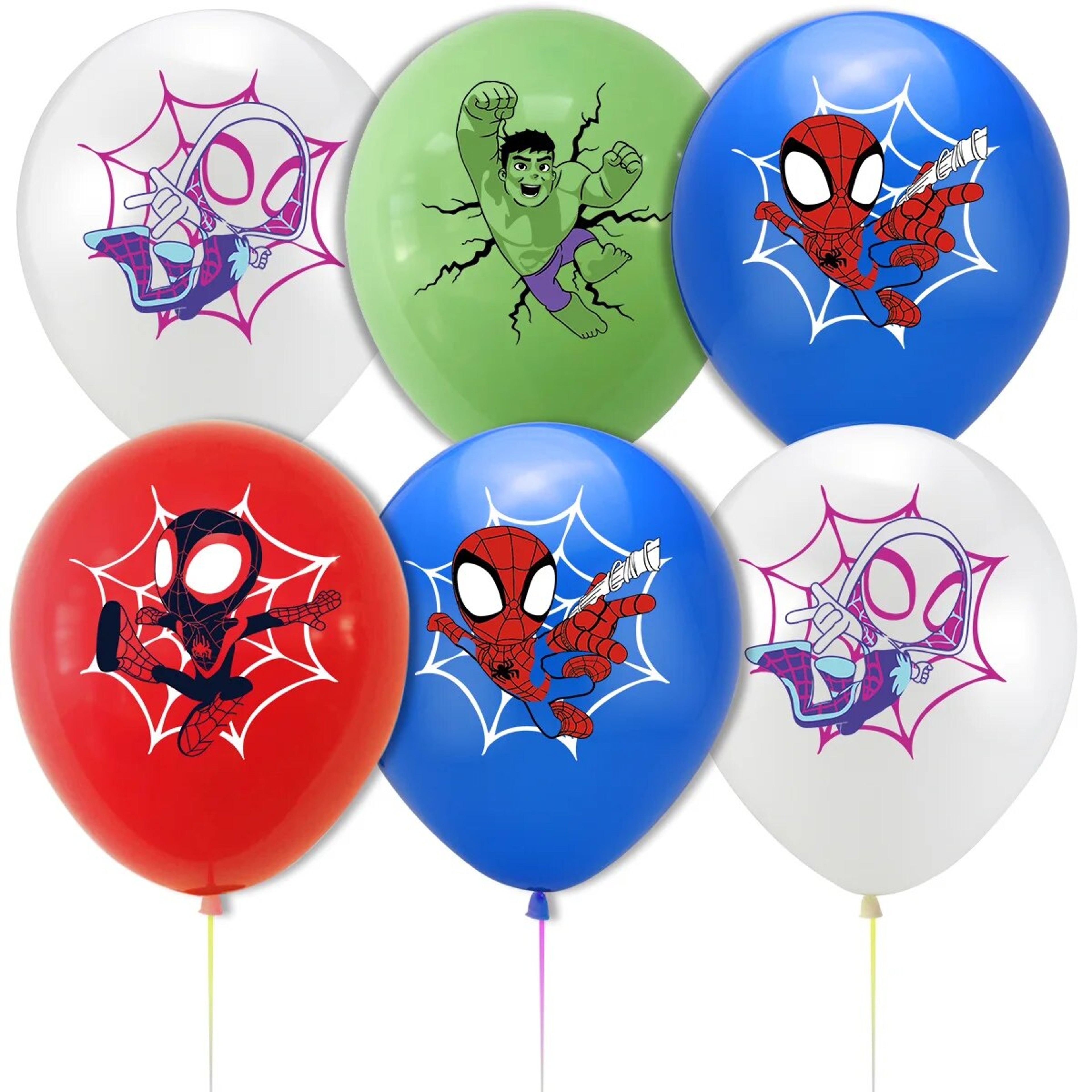 Spiderman 12 Inch Latex Balloons: Perfect Party Decor for Boys - 10/20/30pcs Available! – view 5