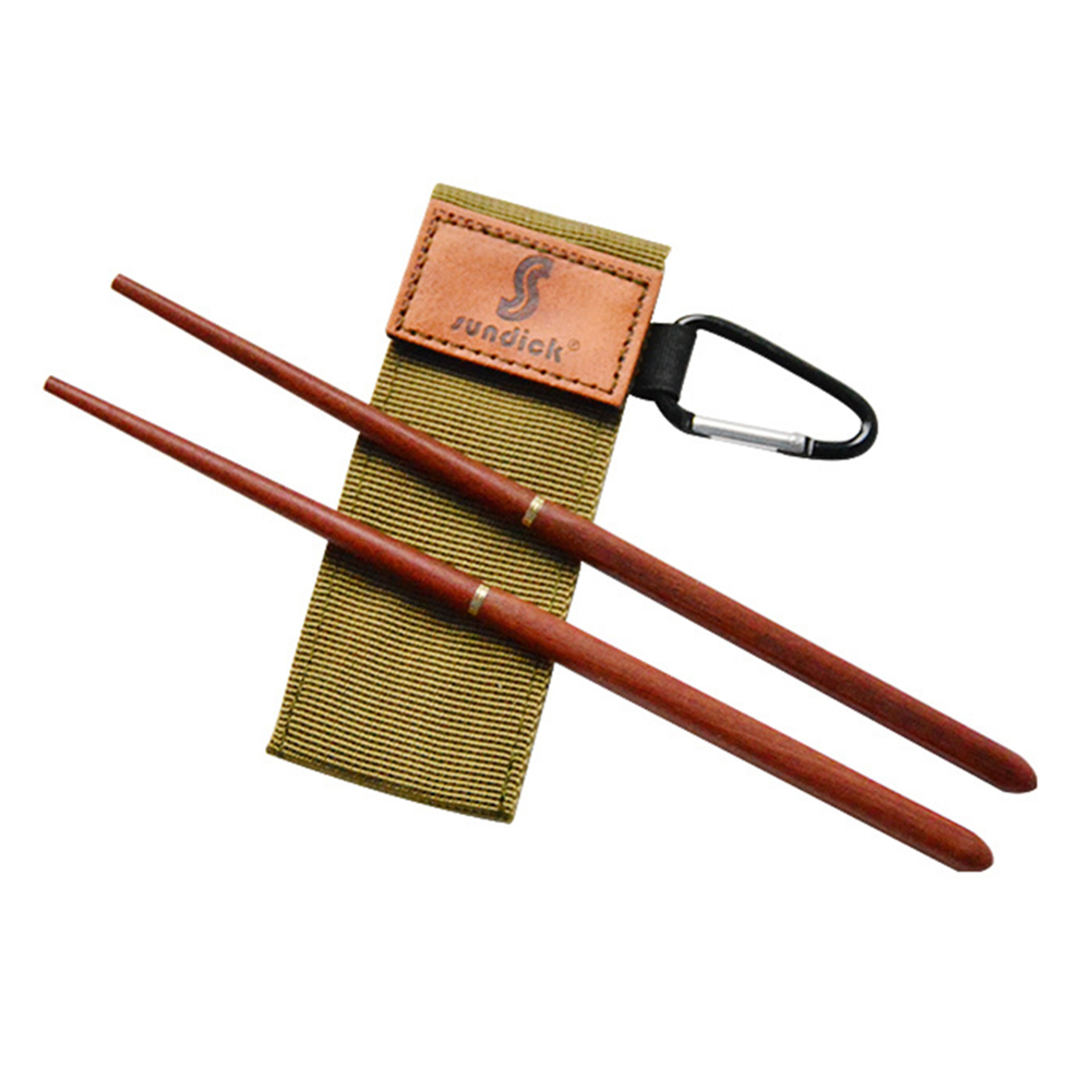 Portable Mahogany Folding Chopsticks for Outdoor Camping and Picnic - Telescopic Tableware Set – view 8
