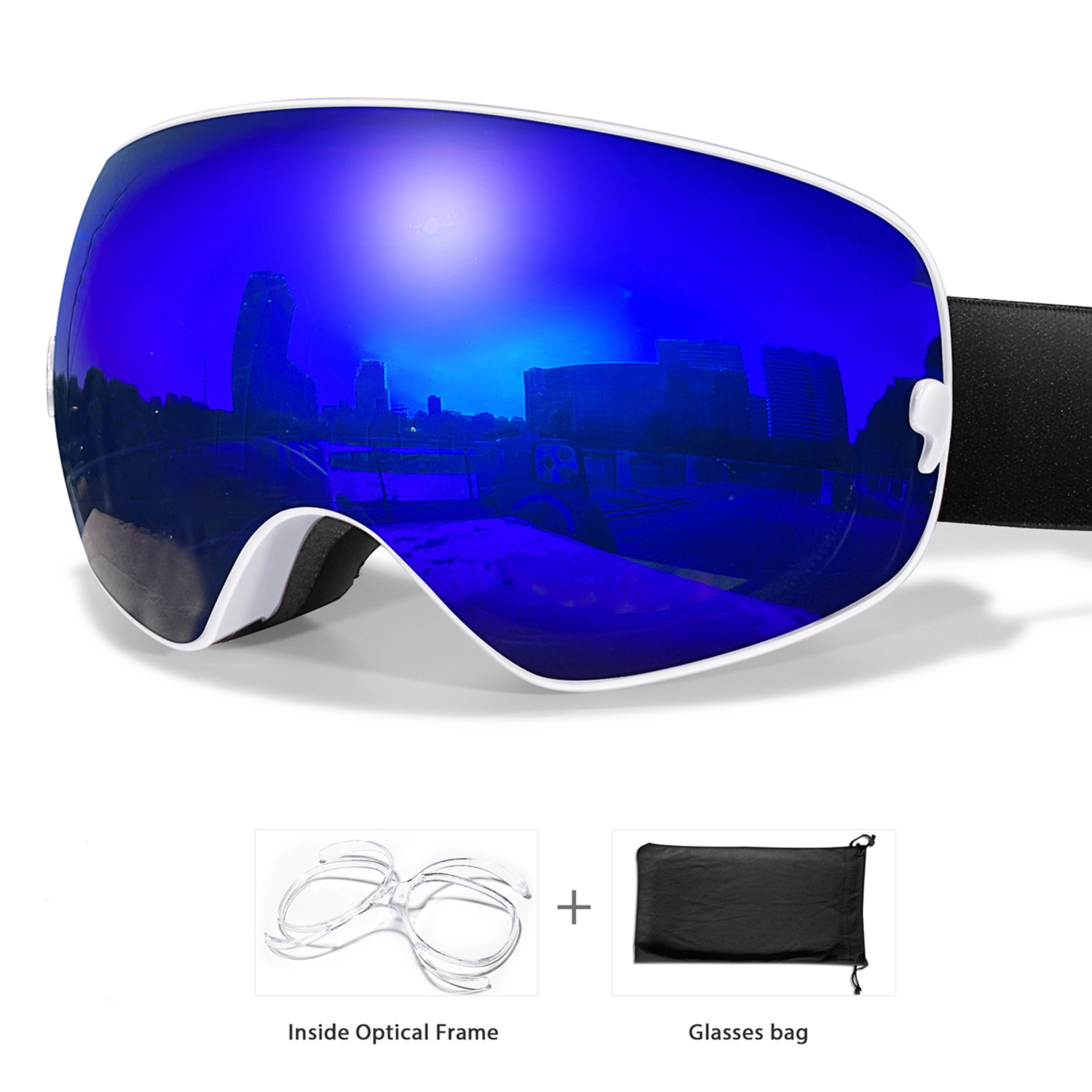 Anti Fog Ski Goggles With UV Protection For Men And Women Snowboard Snow Glasses 6