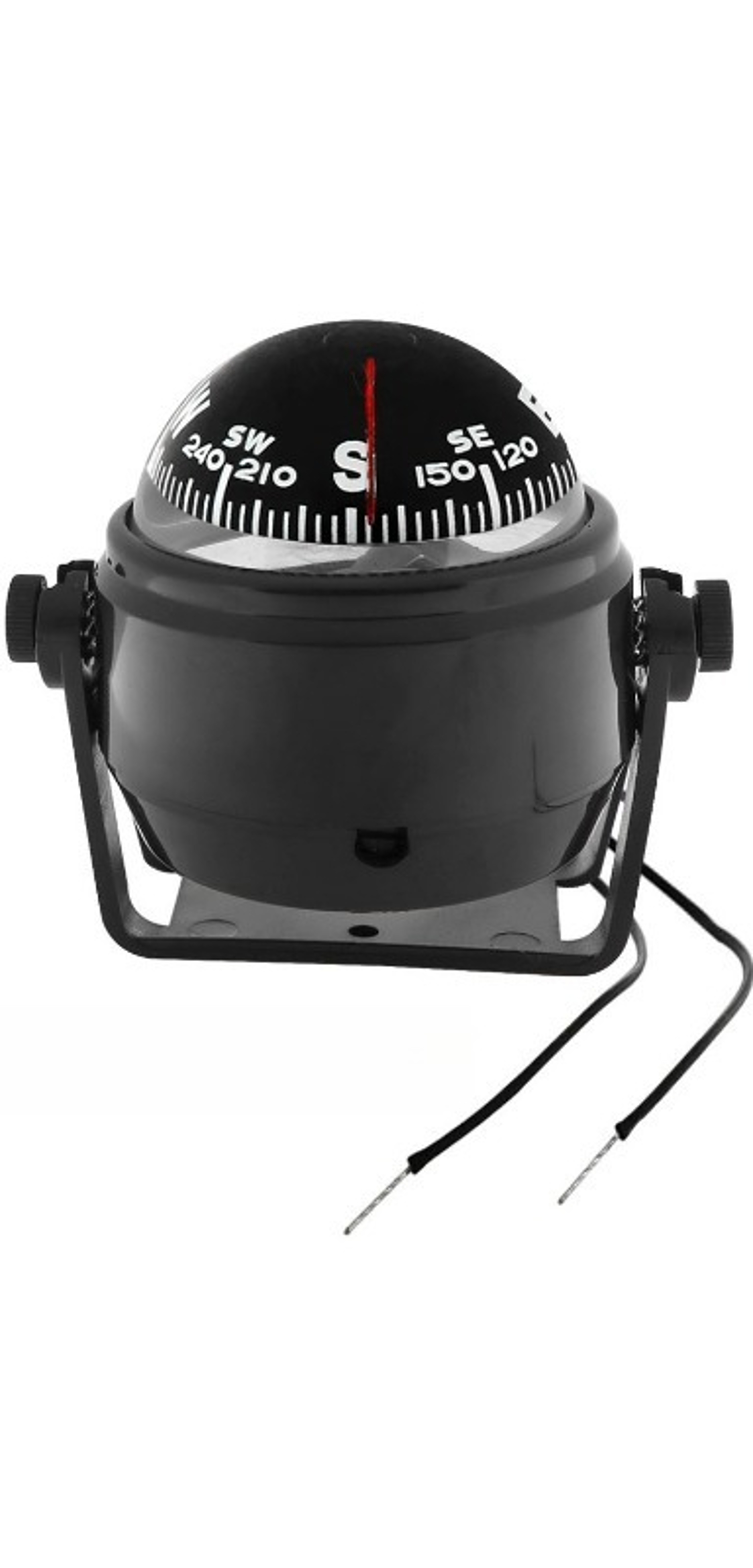 Magnetic Car Dashboard Compass Ball with Adjustable Declination for Car Boat Truck – view 7