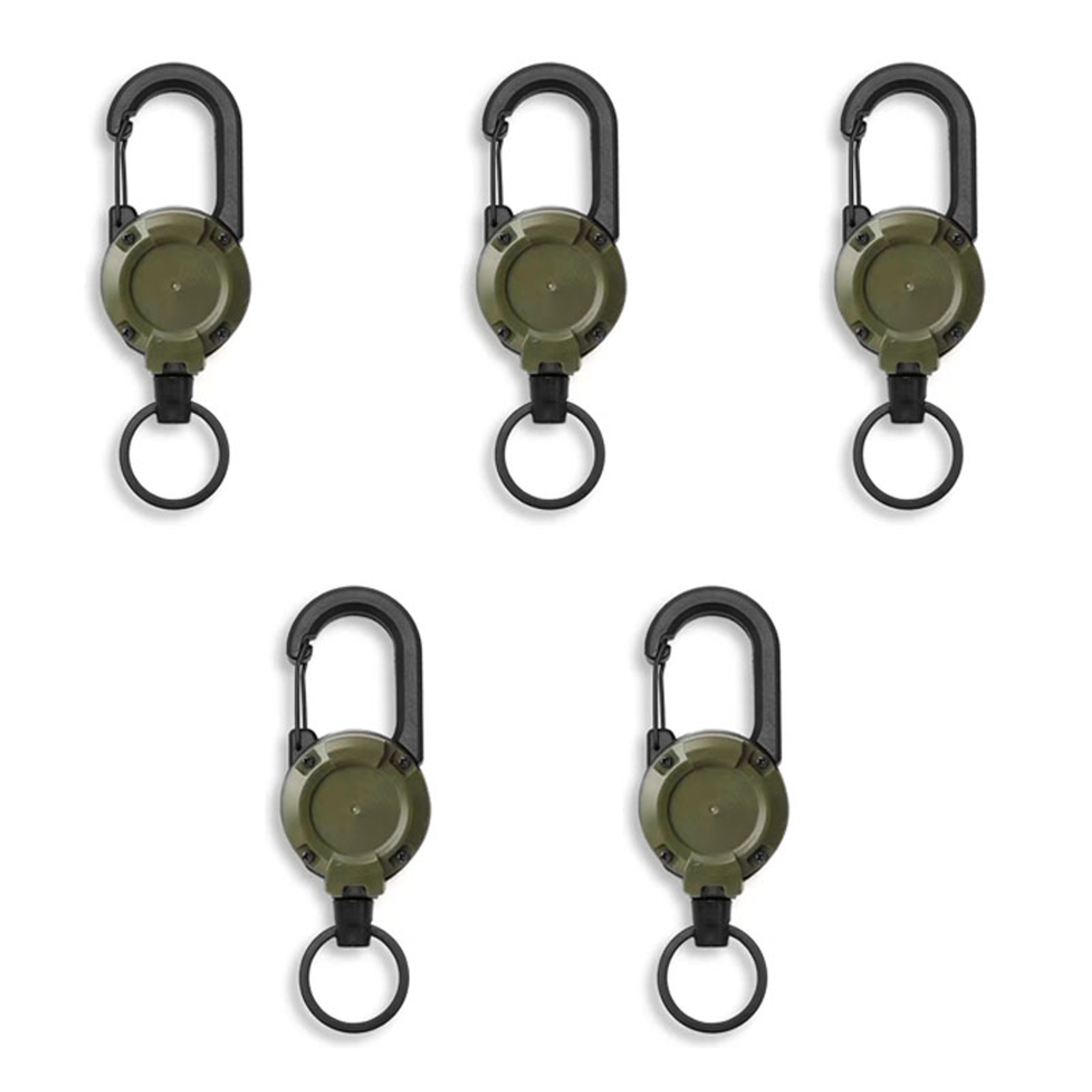 Heavy Duty Retractable Keychain with Reinforced Steel Cable & Secure Carabiner Clip – view 8