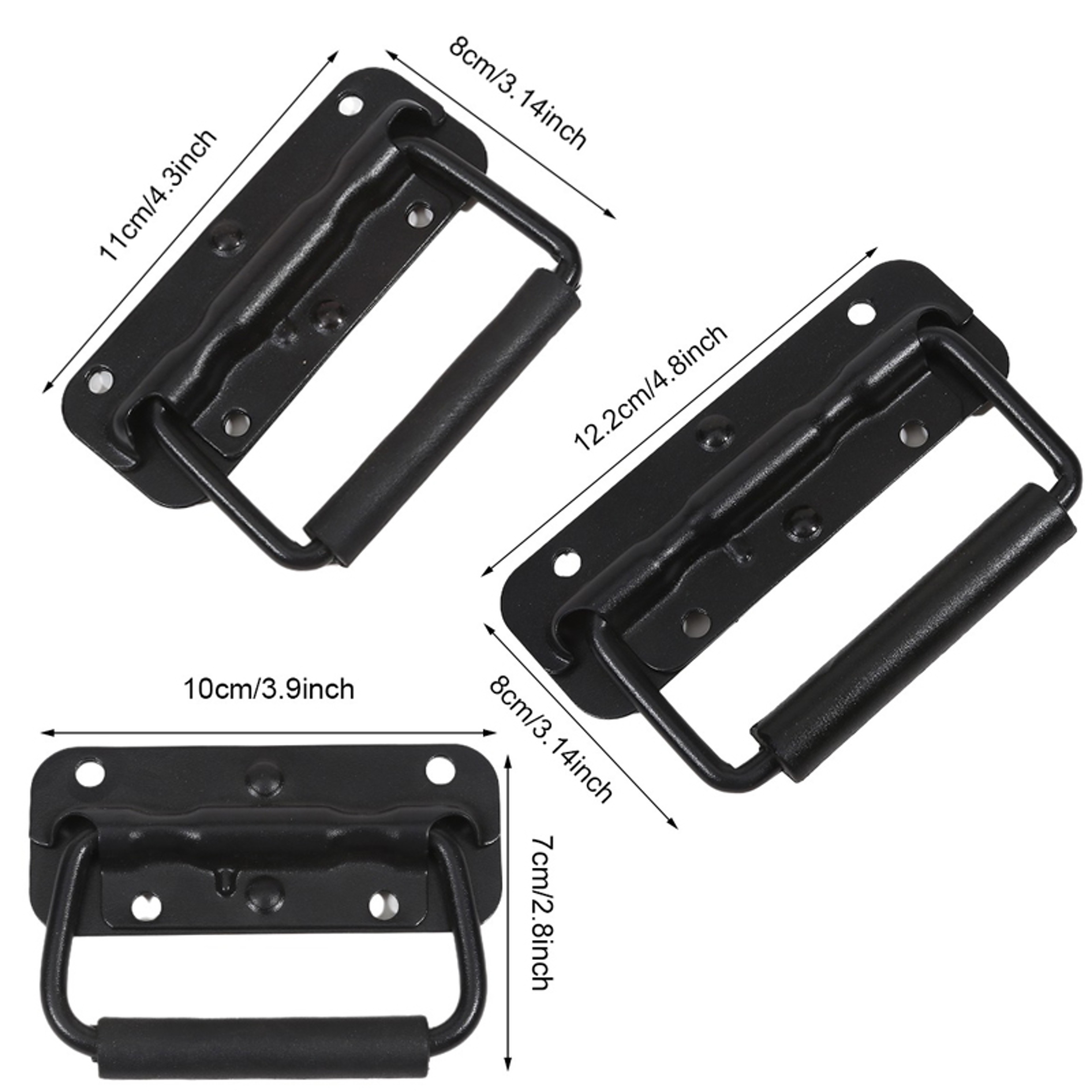 Heavy Duty Spring Loaded Handle For Toolbox Cabinet And Luggage 3