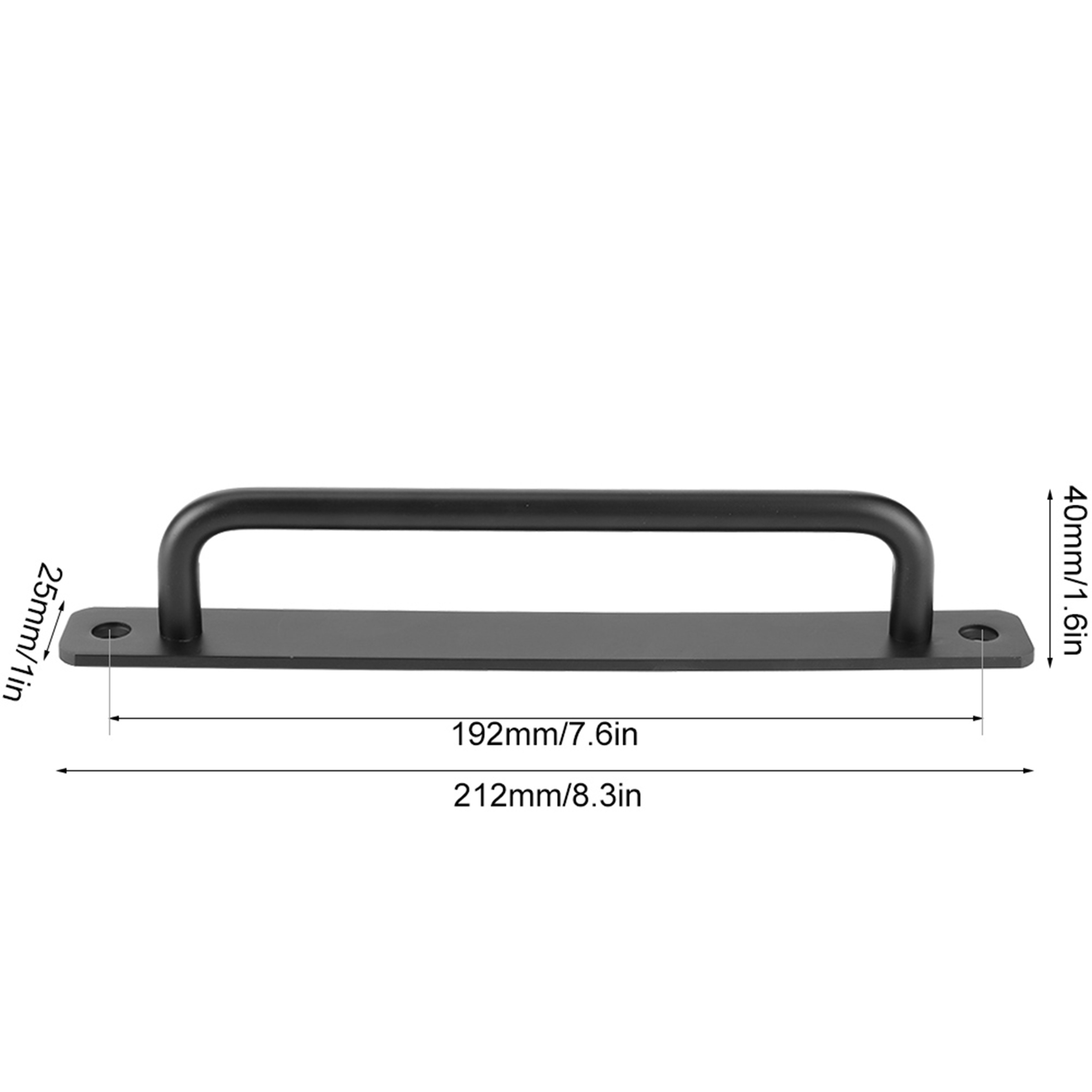 Modern Sliding Barn Door Handle Aluminum Alloy Cabinet Pull for Wardrobe Closet Garage Doors – view 5