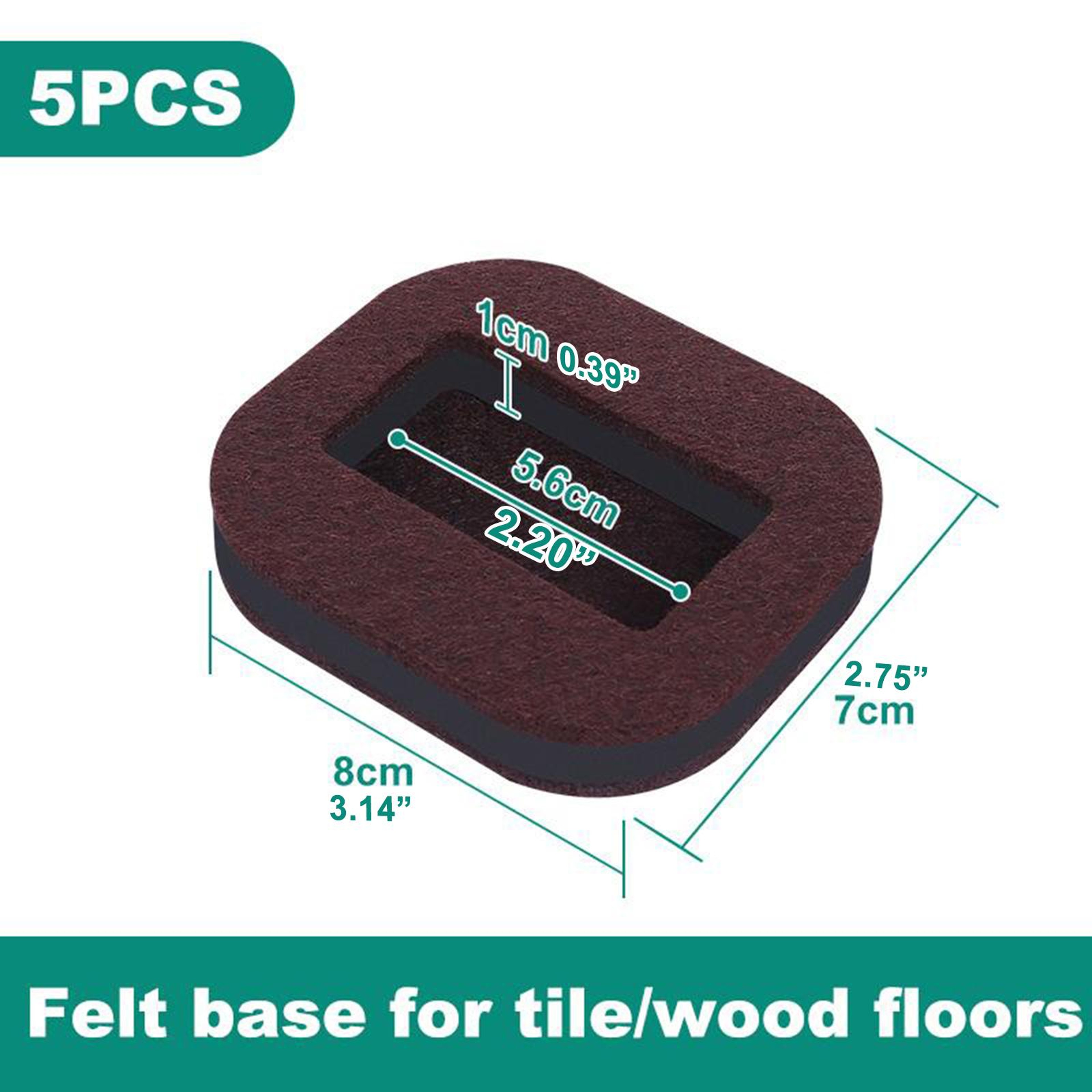Office Chair Wheel Stoppers Chair Caster Cups For Hardwood Floor Protection 5