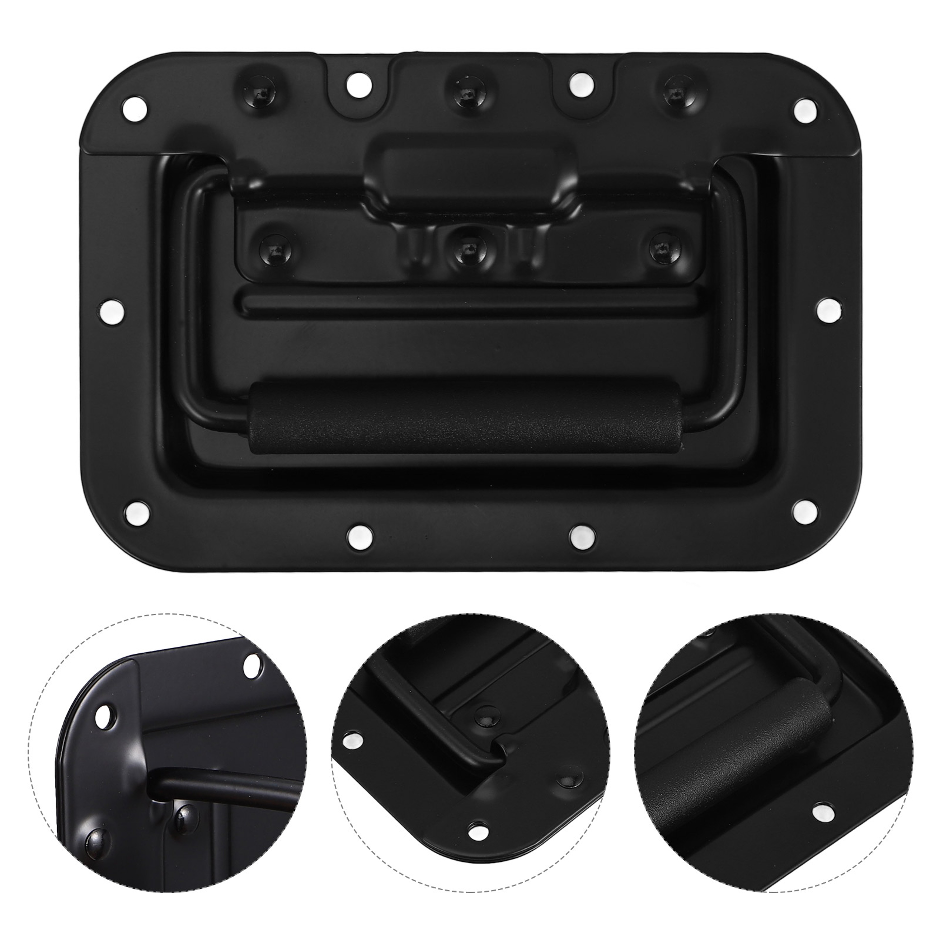 Heavy Duty spring loaded recessed handle for Flight Cases Cabinets and Speaker Boxes – view 3