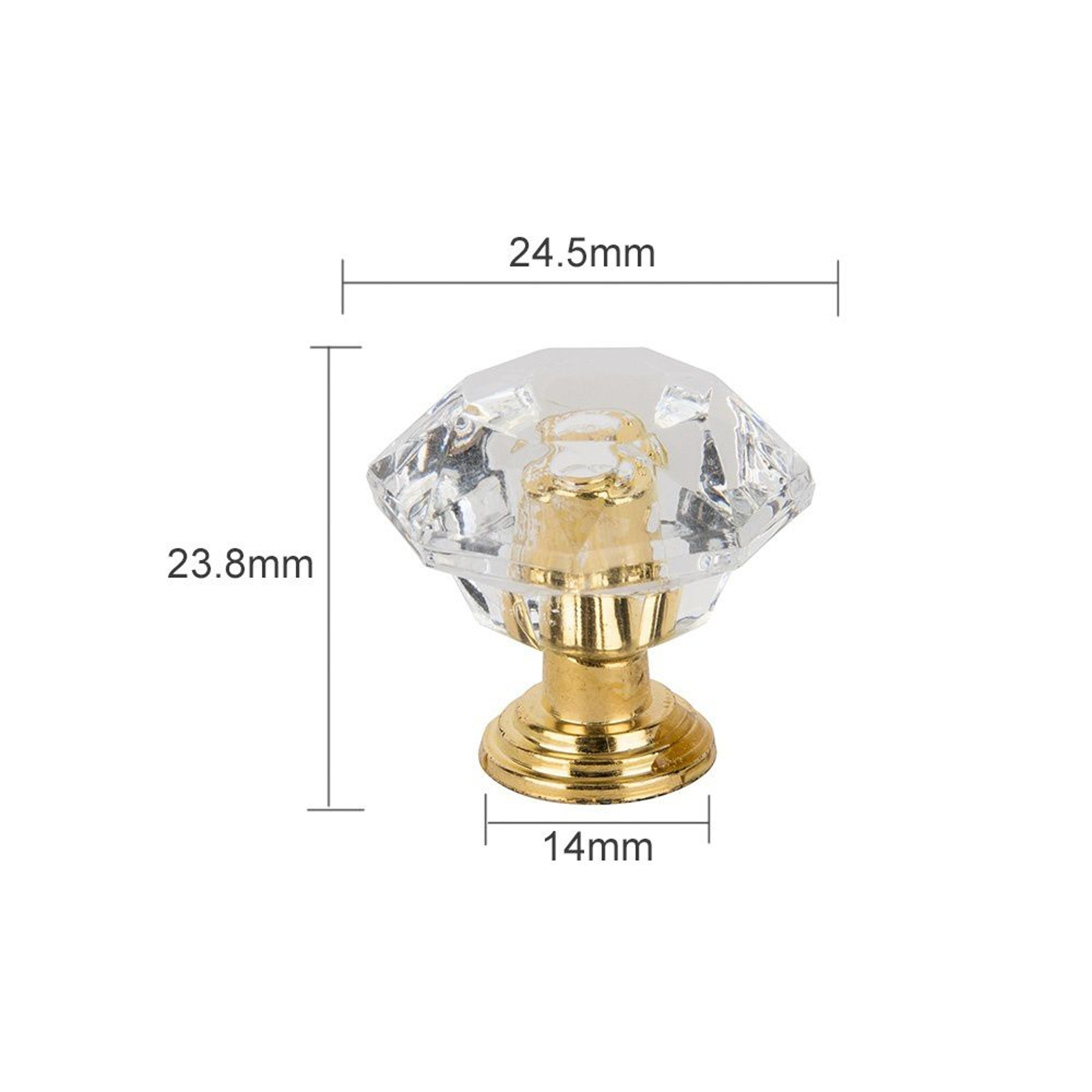 Crystal Cabinet Knobs Diamond Drawer Pulls for Dressers and Cabinets – view 5