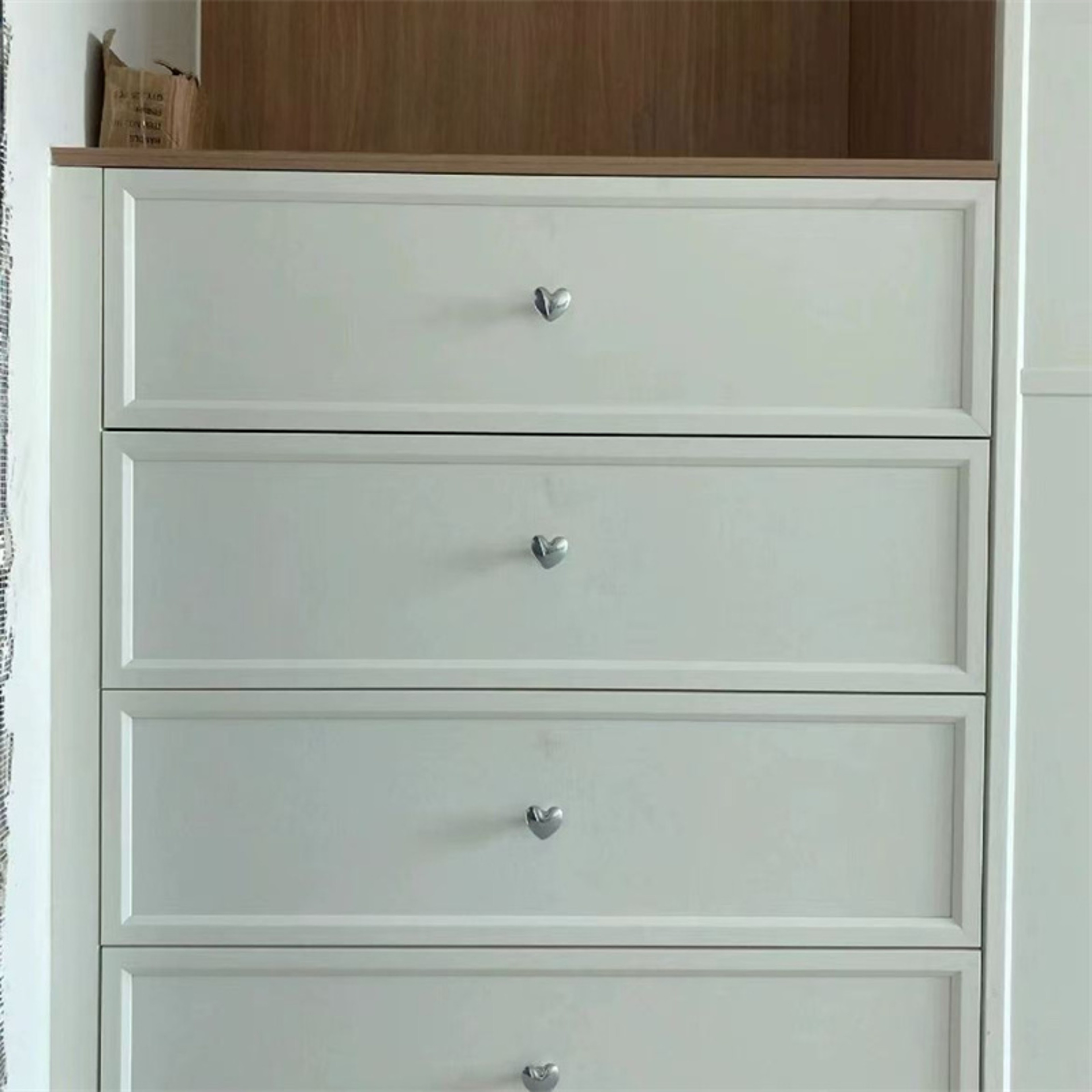 Heart Cabinet Knobs in Chrome for Drawers, Cabinets and Wardrobes – view 5