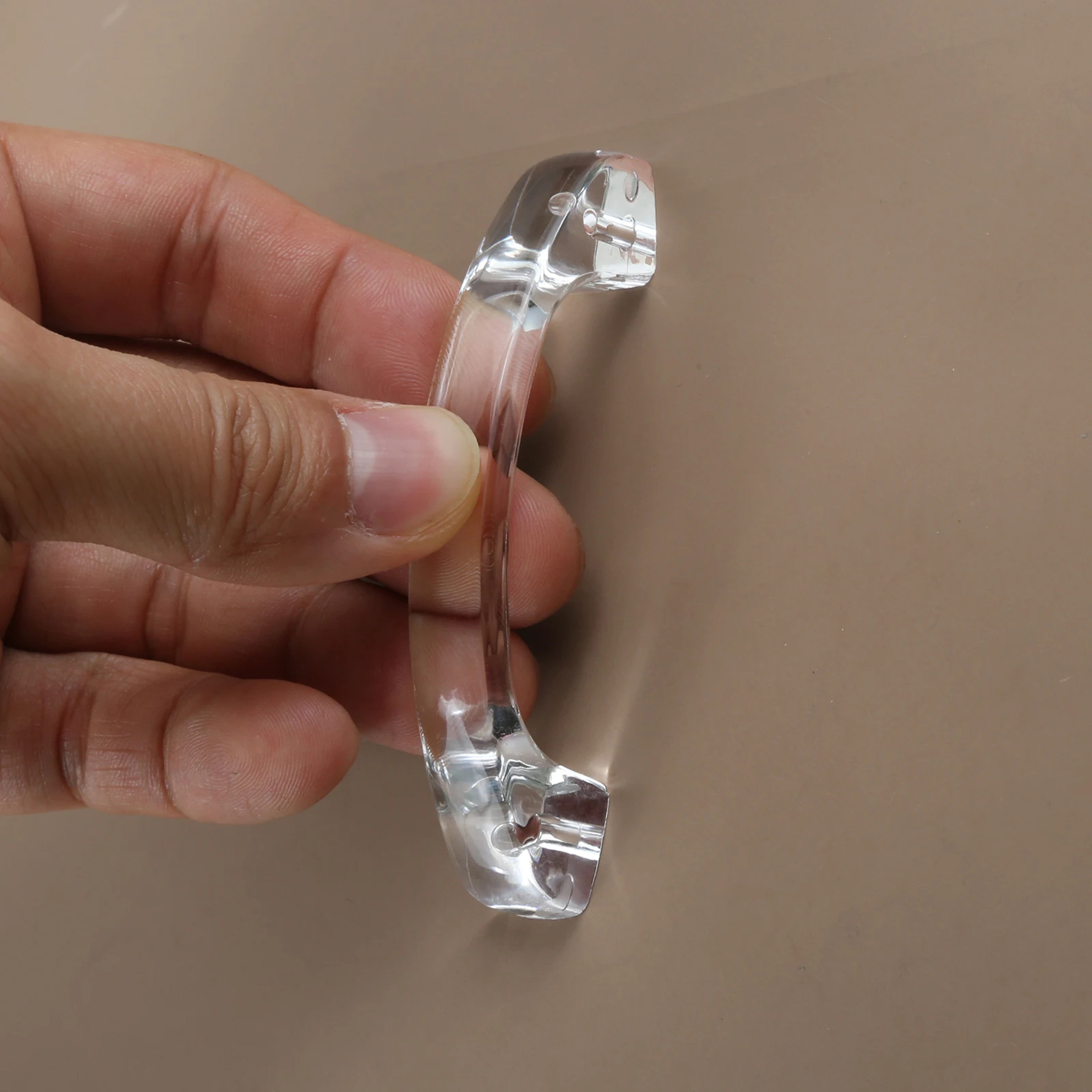 Crystal Clear Acrylic Cabinet Pull Handle for Drawers and Furniture – view 4