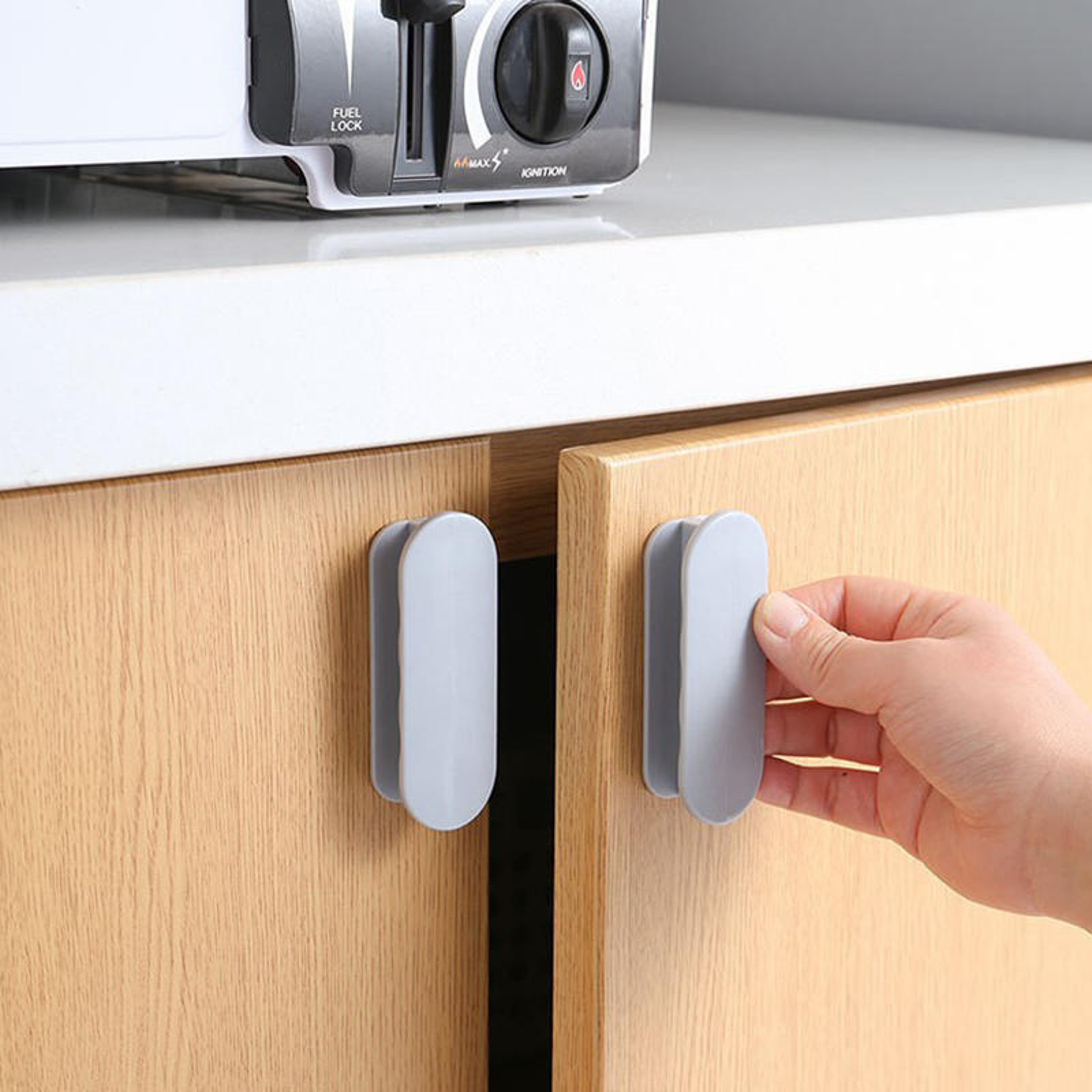 No Drill Self Adhesive Cabinet Handles For Drawers Cupboards And Wardrobes 5