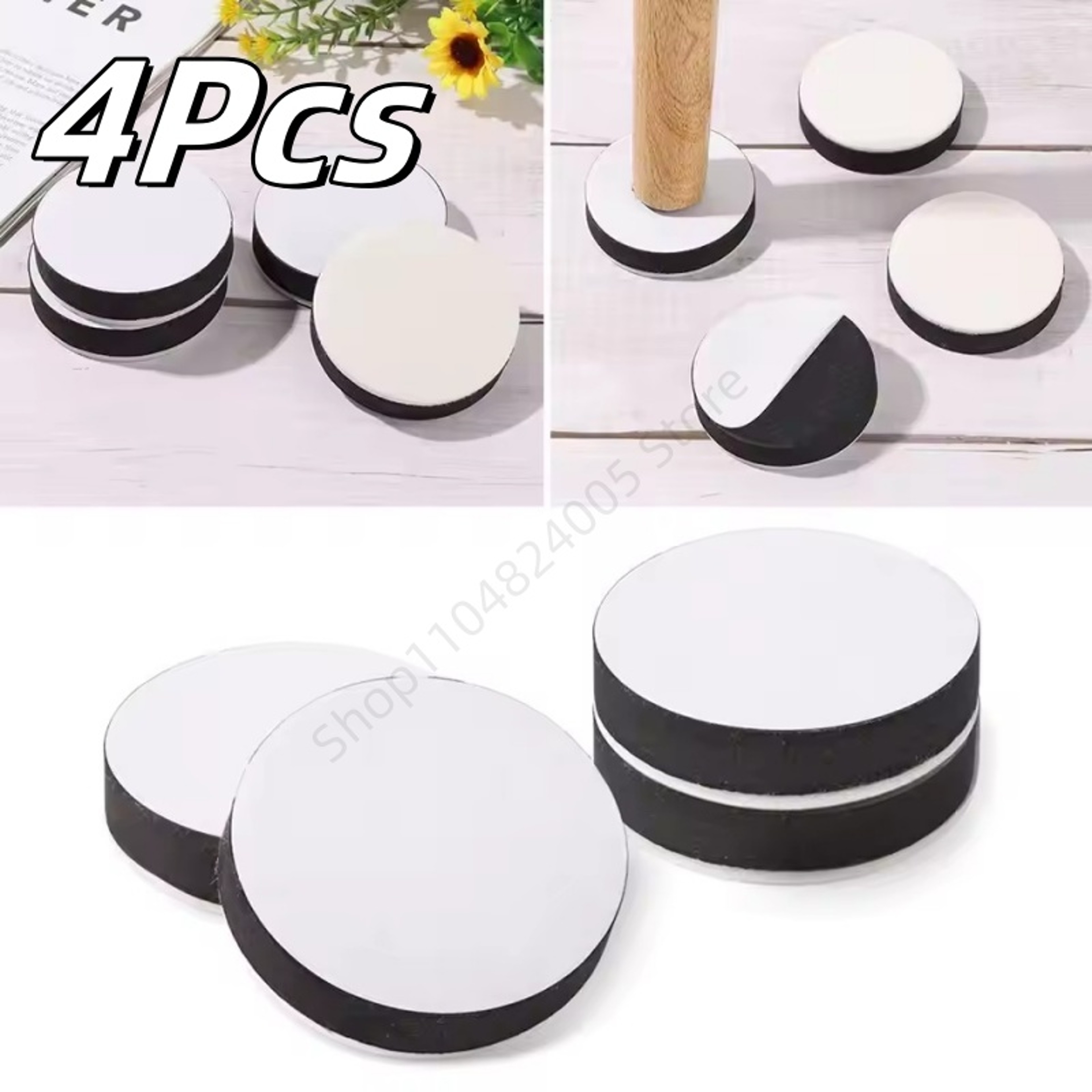 Self Adhesive Felt Furniture Sliders Floor Protectors – view 1