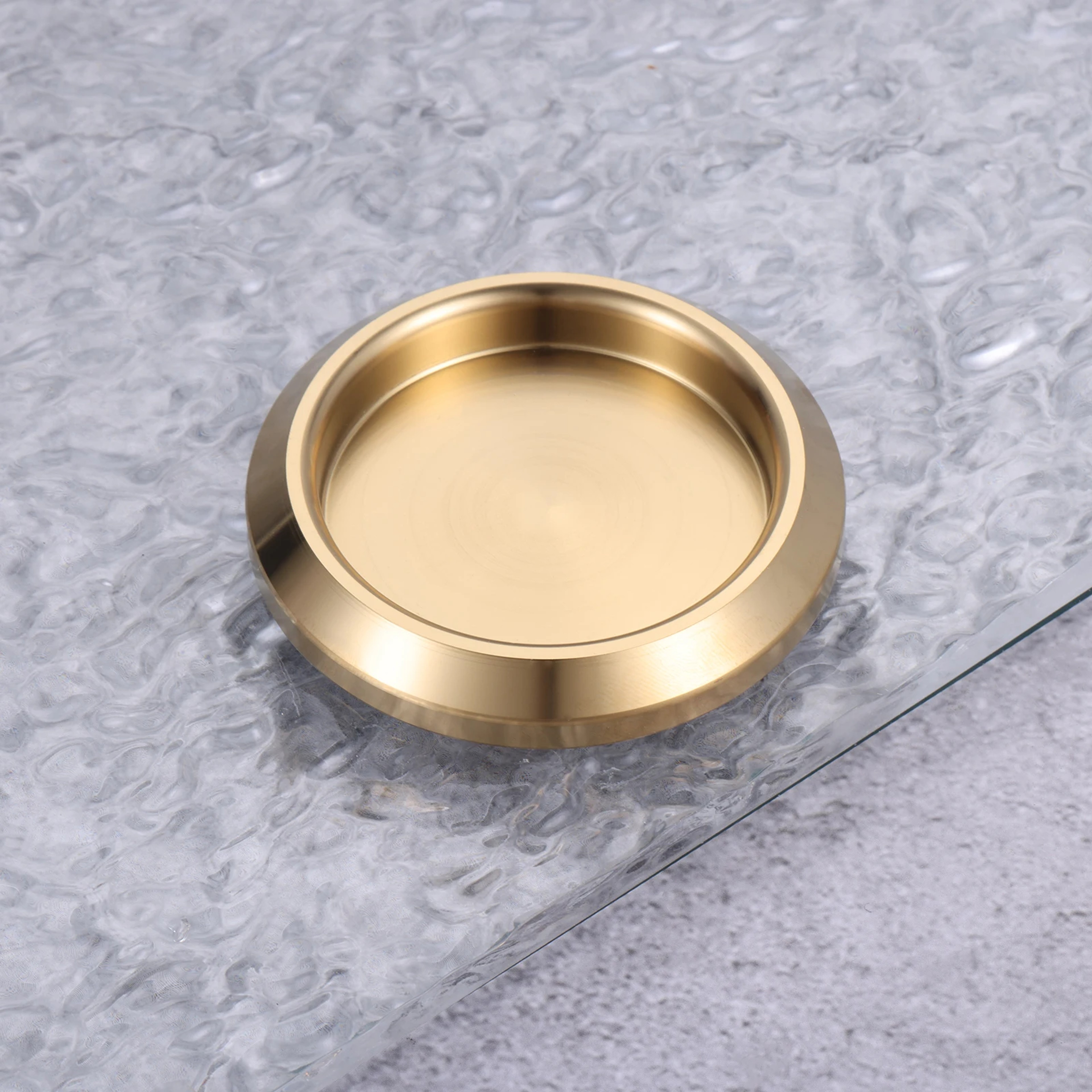 Stainless Steel Invisible Sliding Door Handle Round Cabinet Knob for Glass and Bathroom Doors – view 9