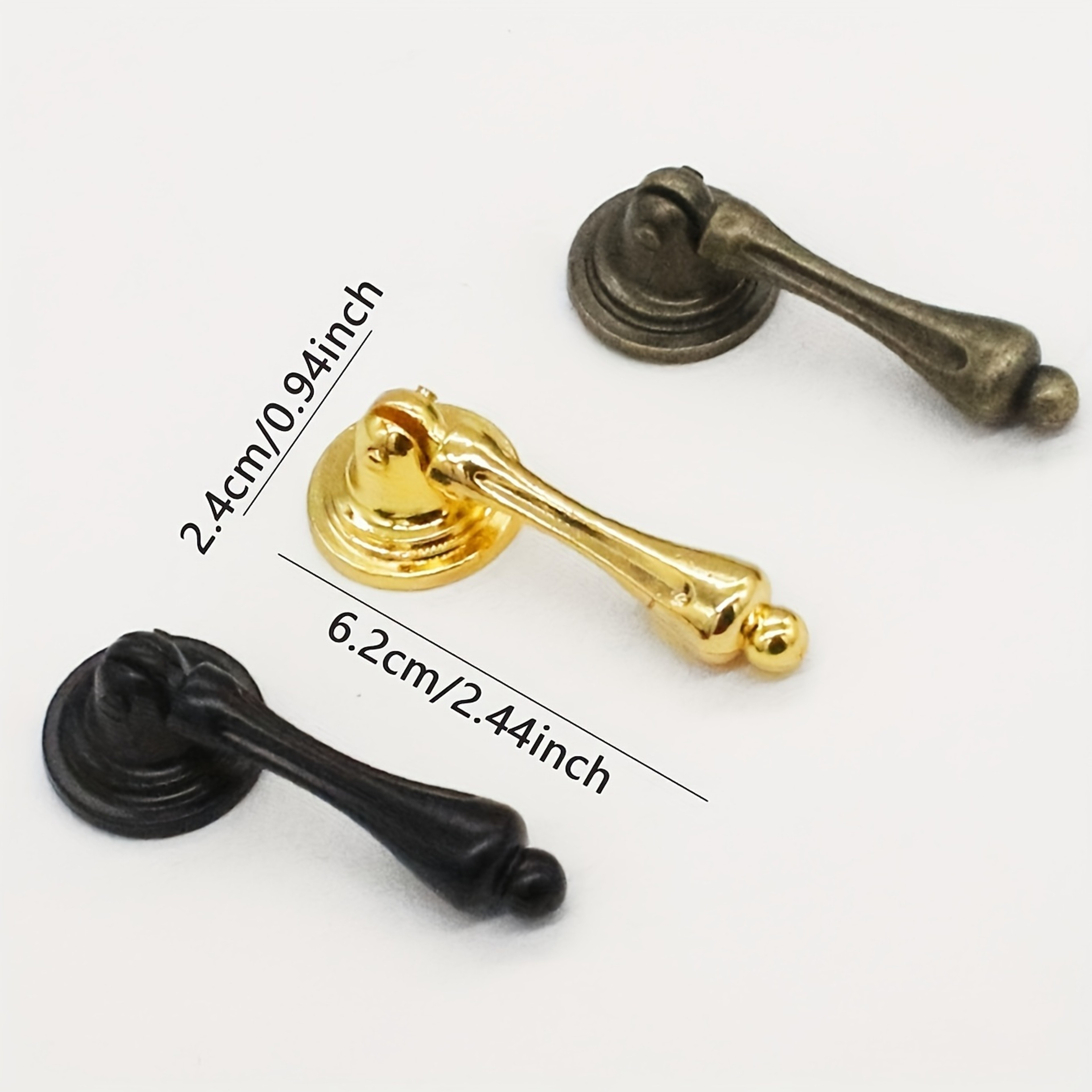 Vintage Single Hole Pendant Cabinet Handle For Drawers And Wardrobes 1