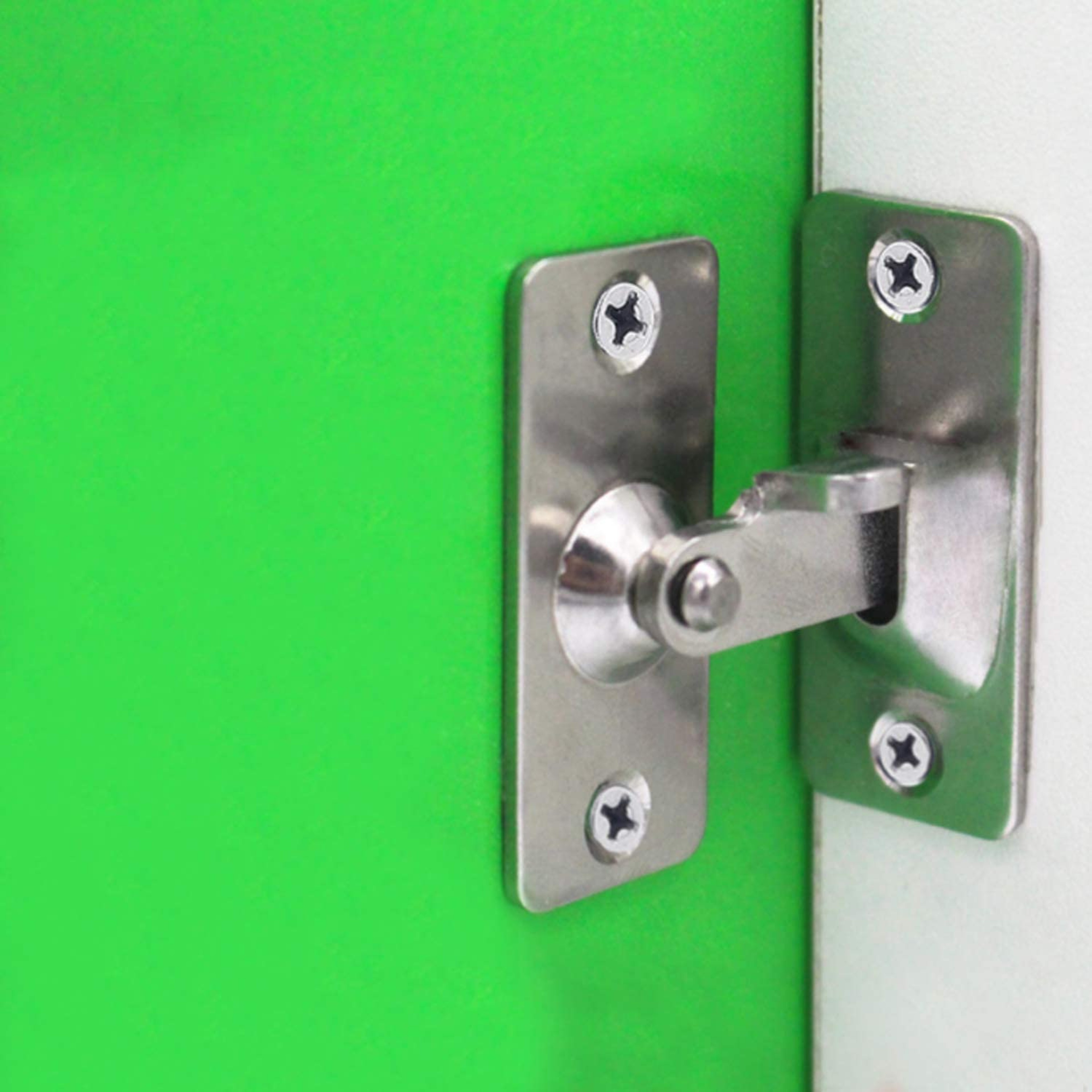Stainless Steel Barn Door Lock Right Angle Sliding Door Latch 4