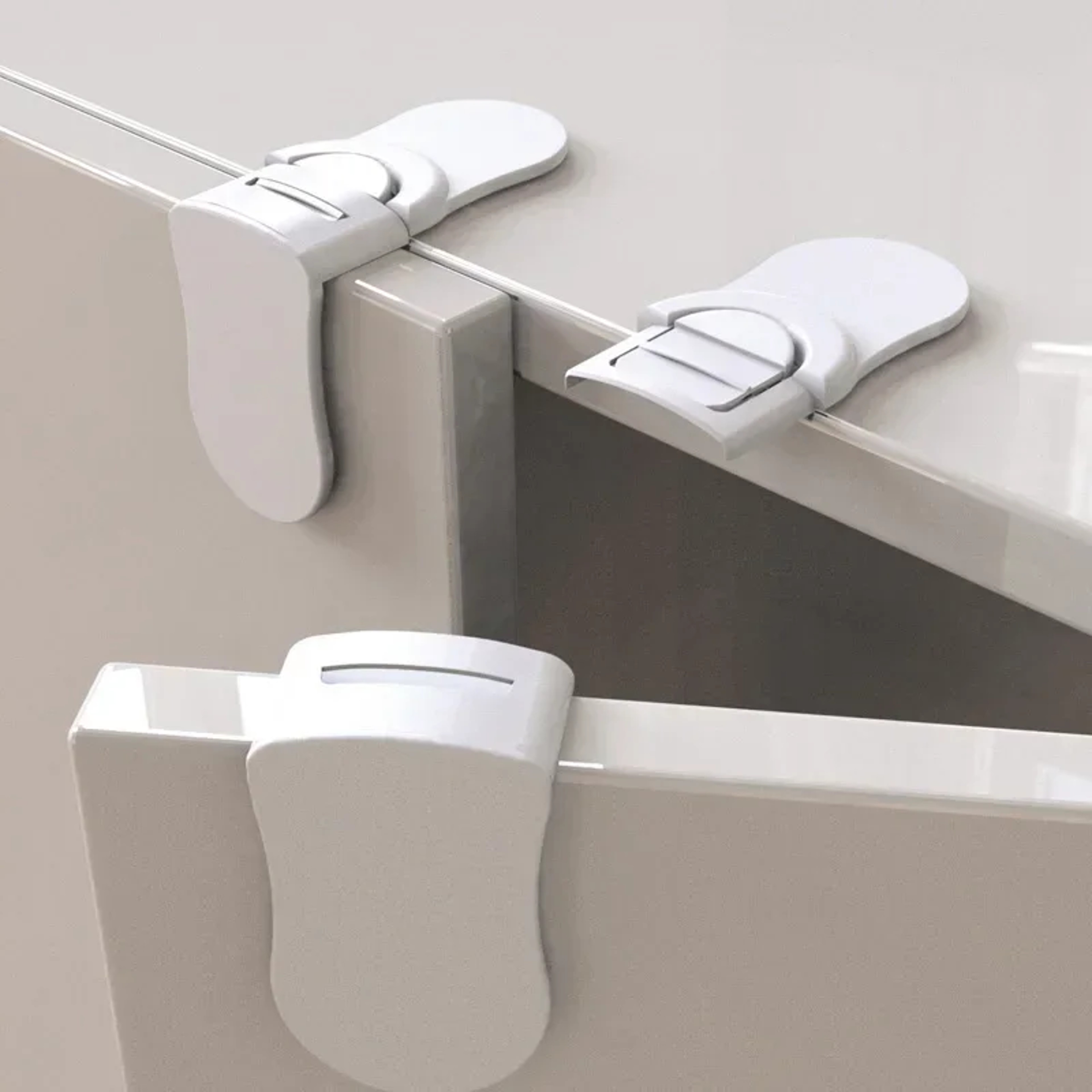 Baby Safety Drawer Lock Anti Pinch Childproof Cabinet Lock 2