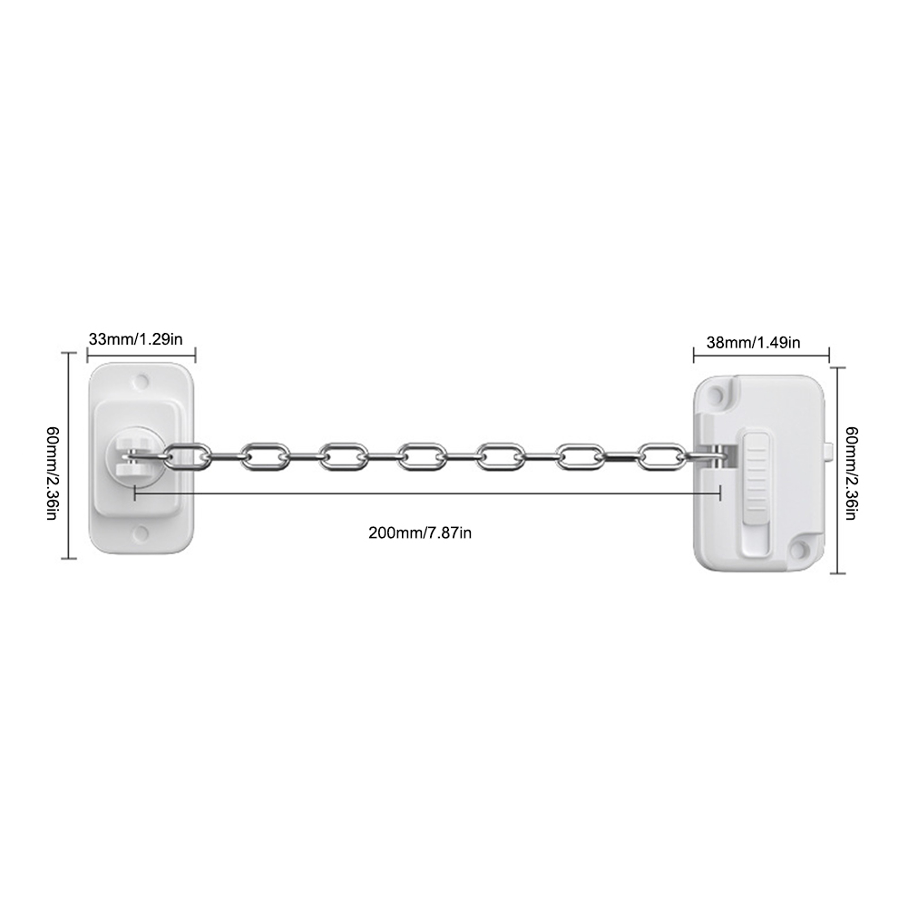No Drill Child Safety Window Lock Self Adhesive Window Restrictor – view 6