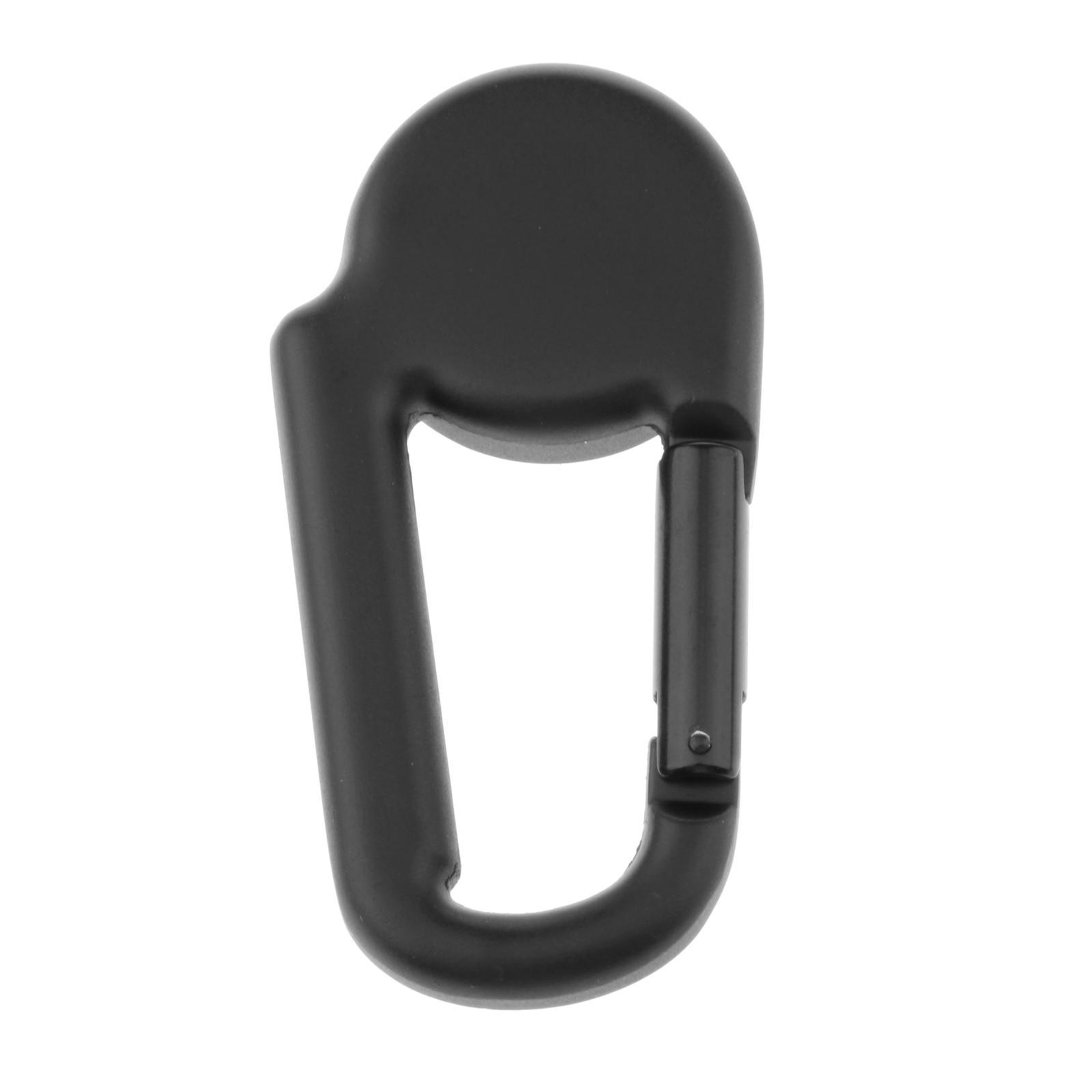 Mini Compass Thermometer Carabiner Keychain for Camping – view 3