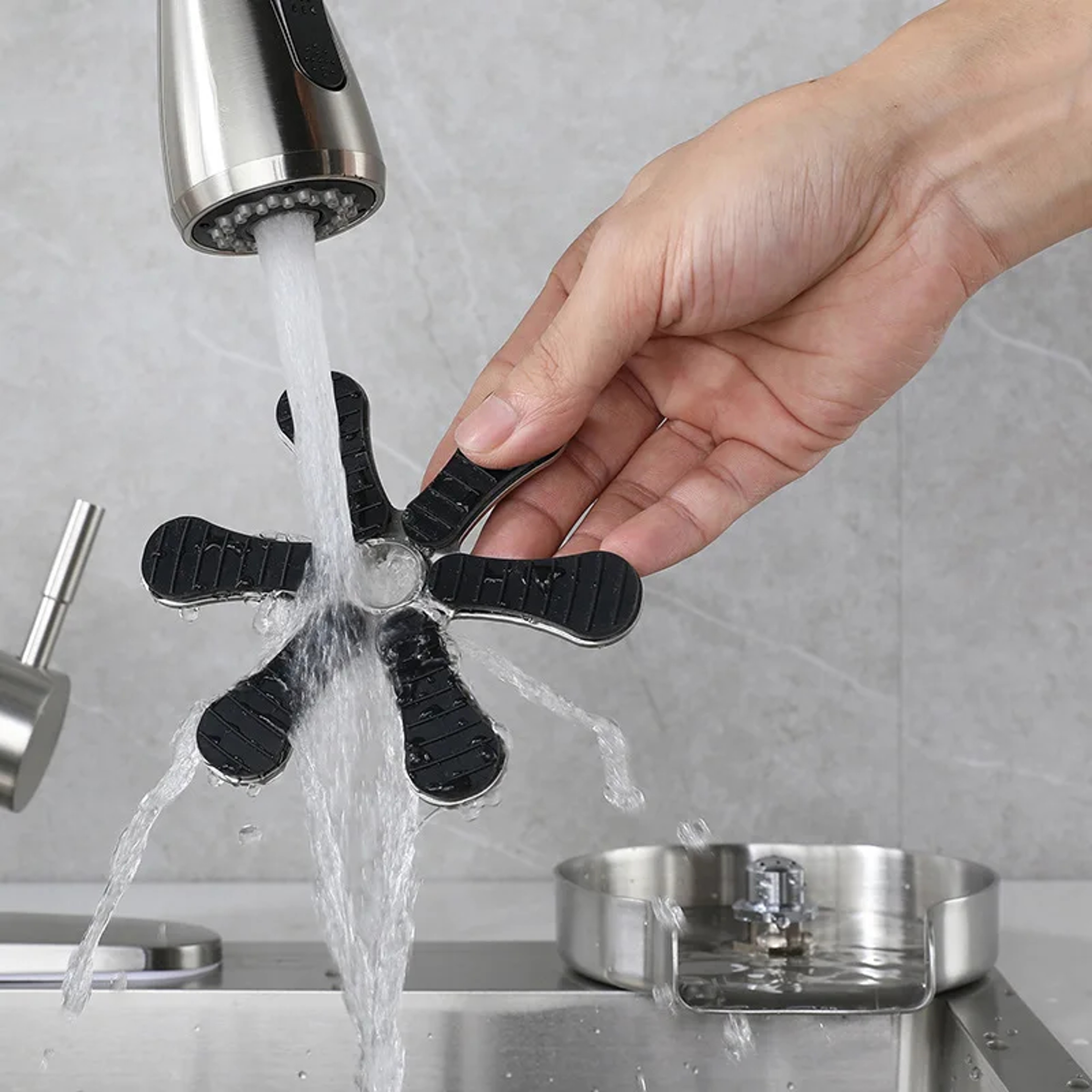 High Pressure Glass Rinser Cup Washer For Kitchen Sink 3
