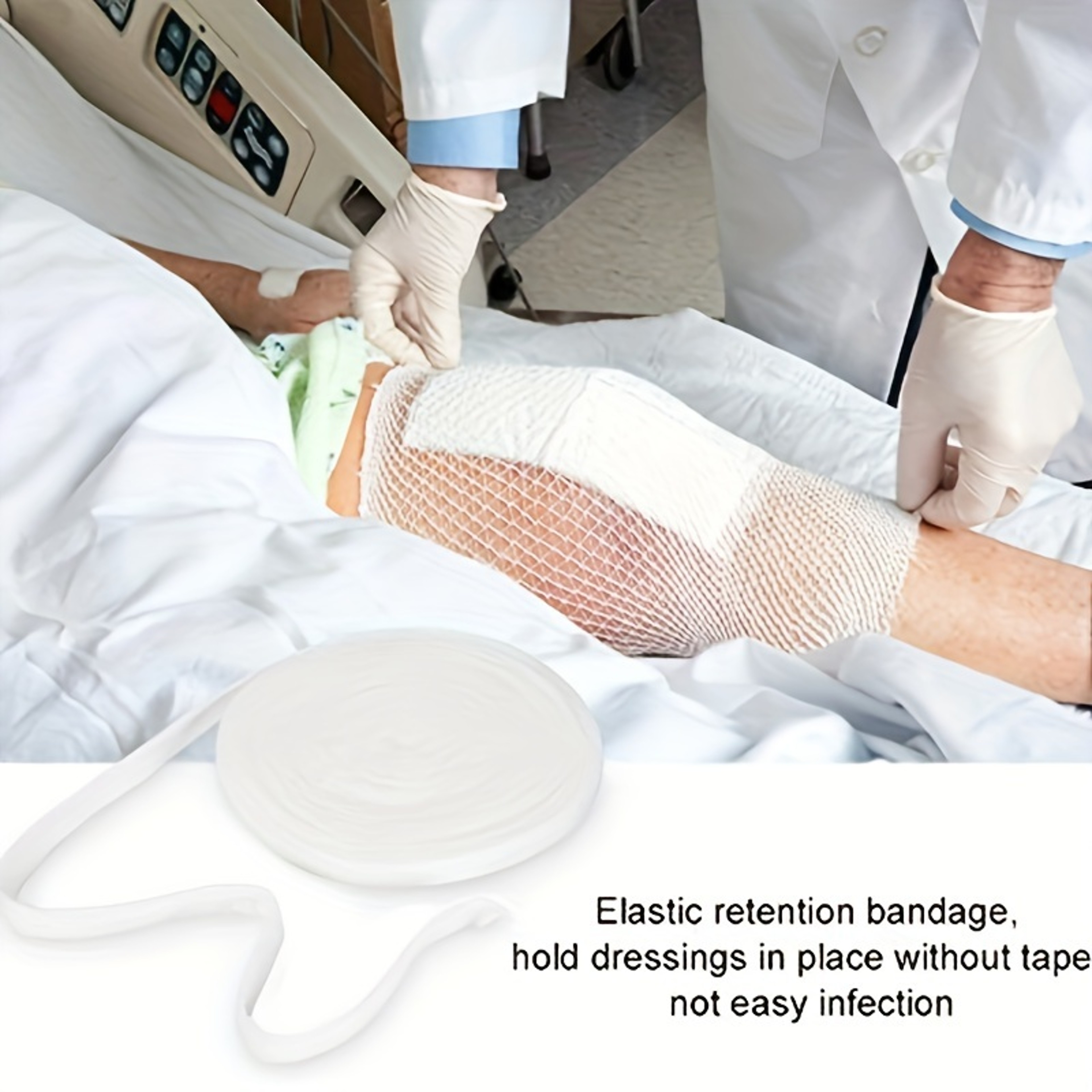Breathable Tubular Bandage Elastic Mesh Wound Dressing Roll For Wrist And First Aid 1
