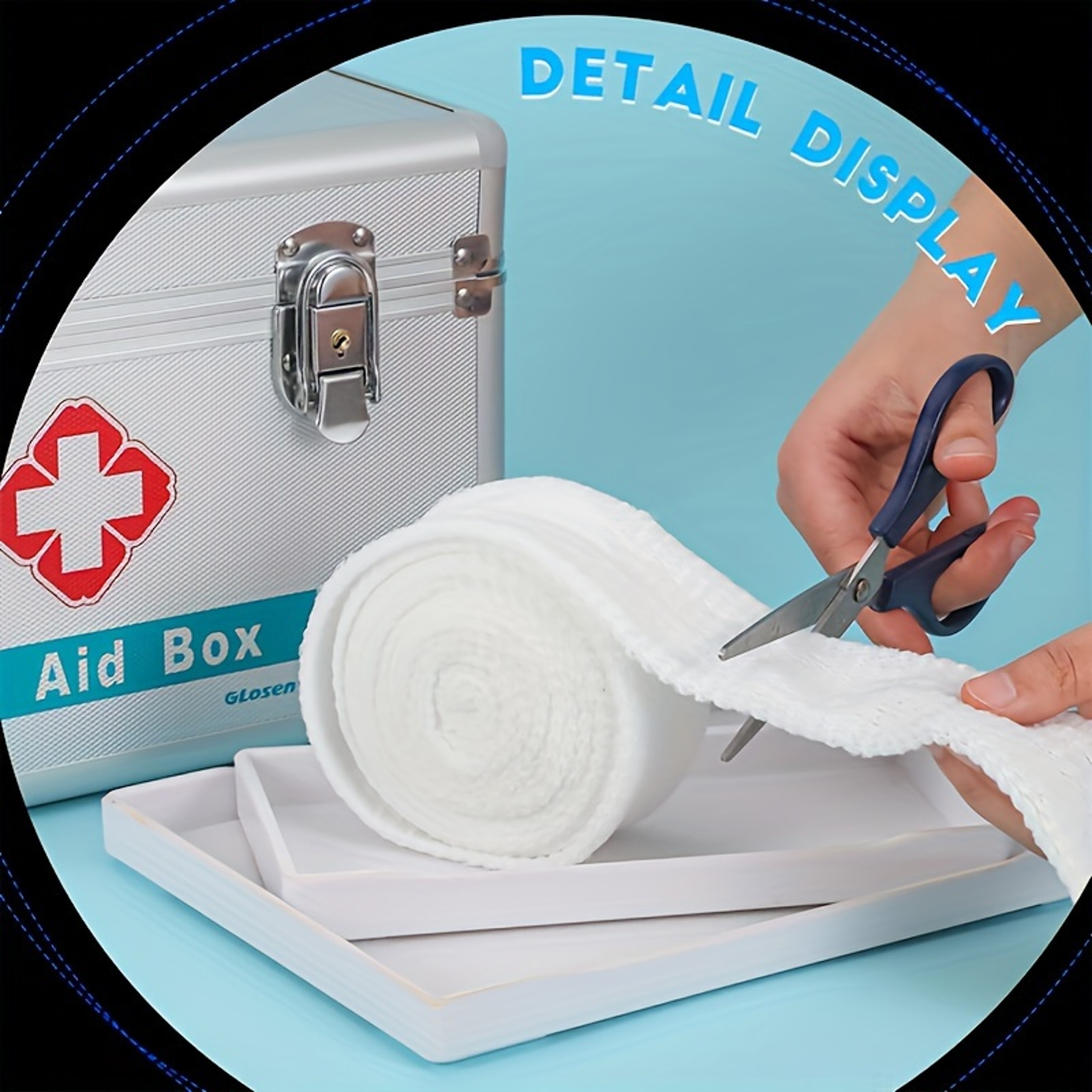 Breathable Tubular Bandage Elastic Mesh Wound Dressing Roll For Wrist And First Aid 3