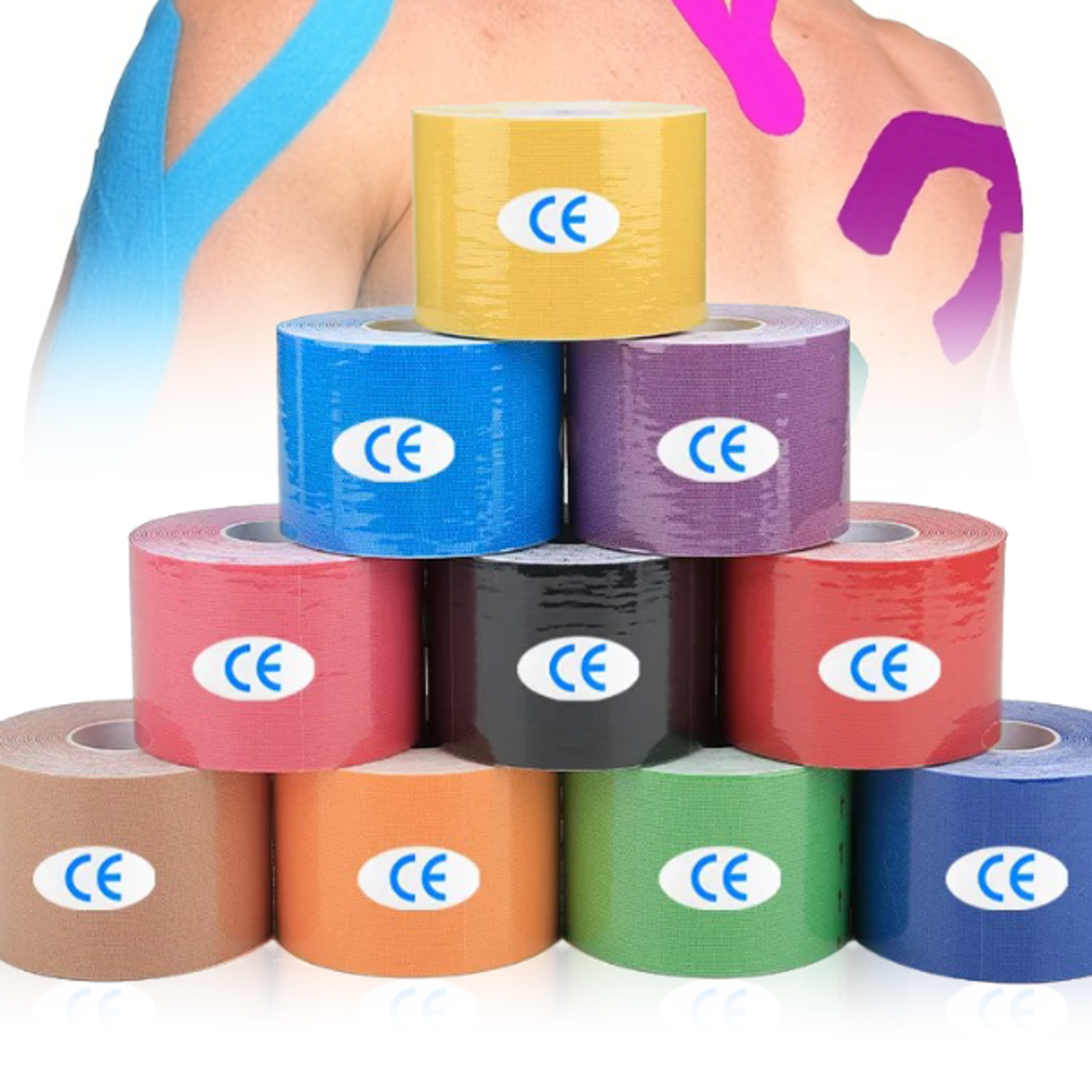 Waterproof Kinesiology Tape for Muscle Recovery and Athletic Pain Support