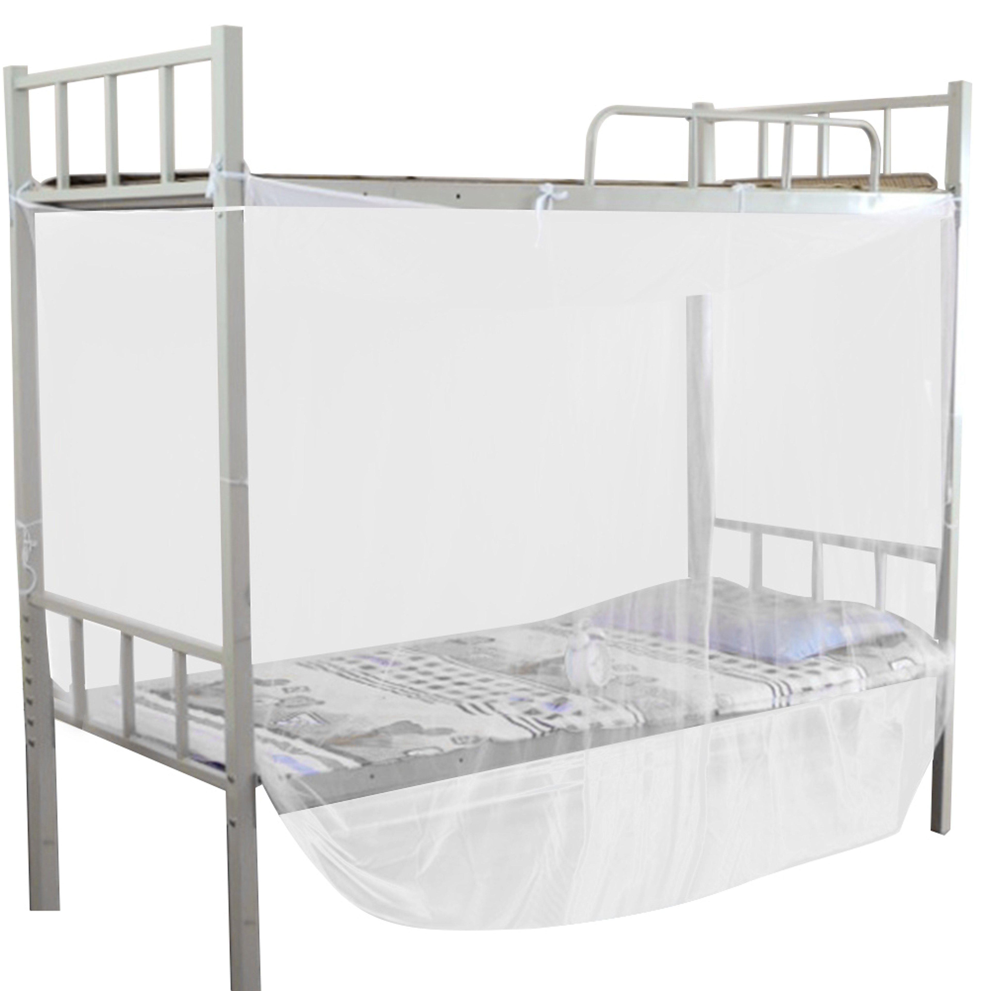 White Mosquito Net Bed Canopy For Full Queen King Beds 2