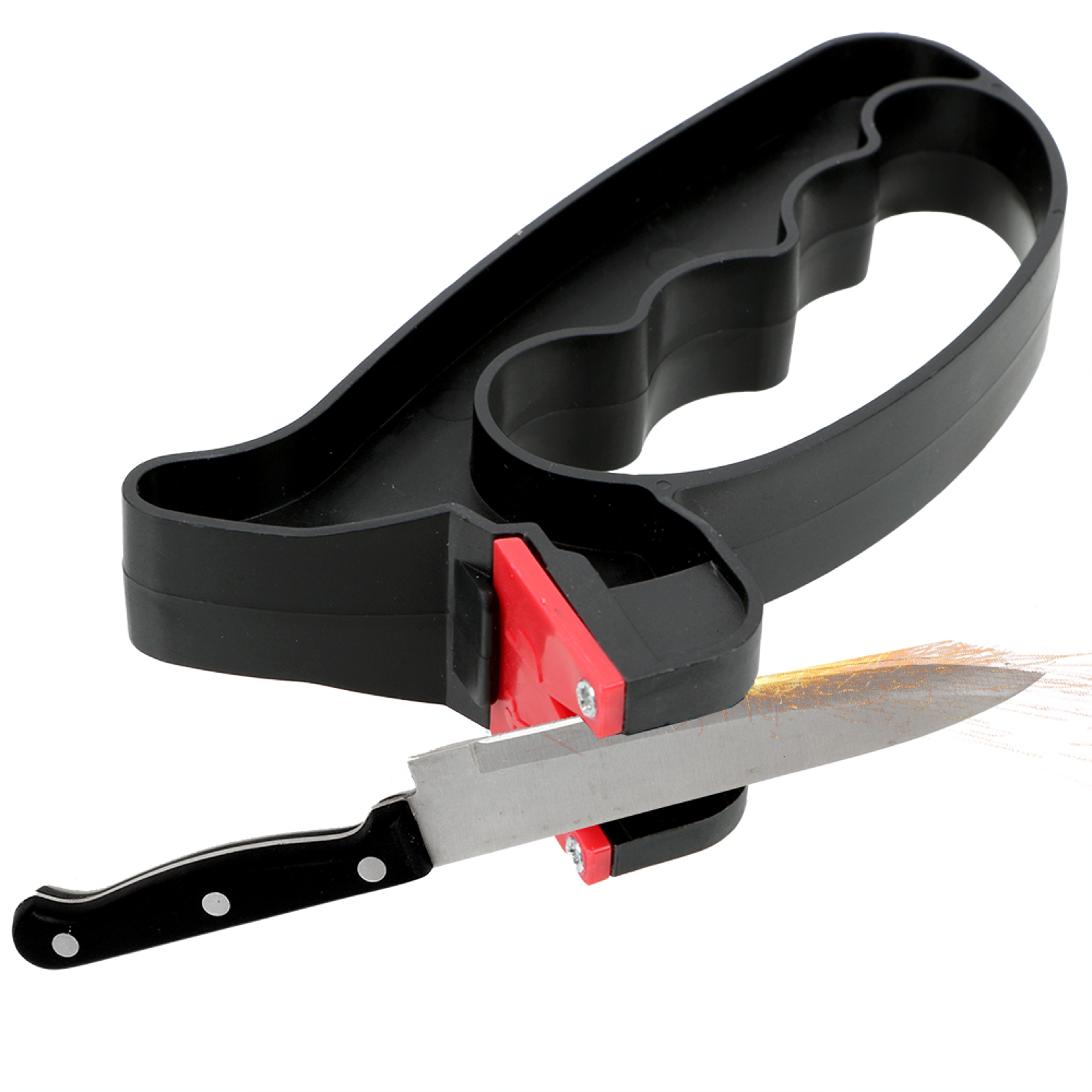 Premium Handheld Knife & Scissors Sharpener Kitchen Knife Sharpening Tool – view 5