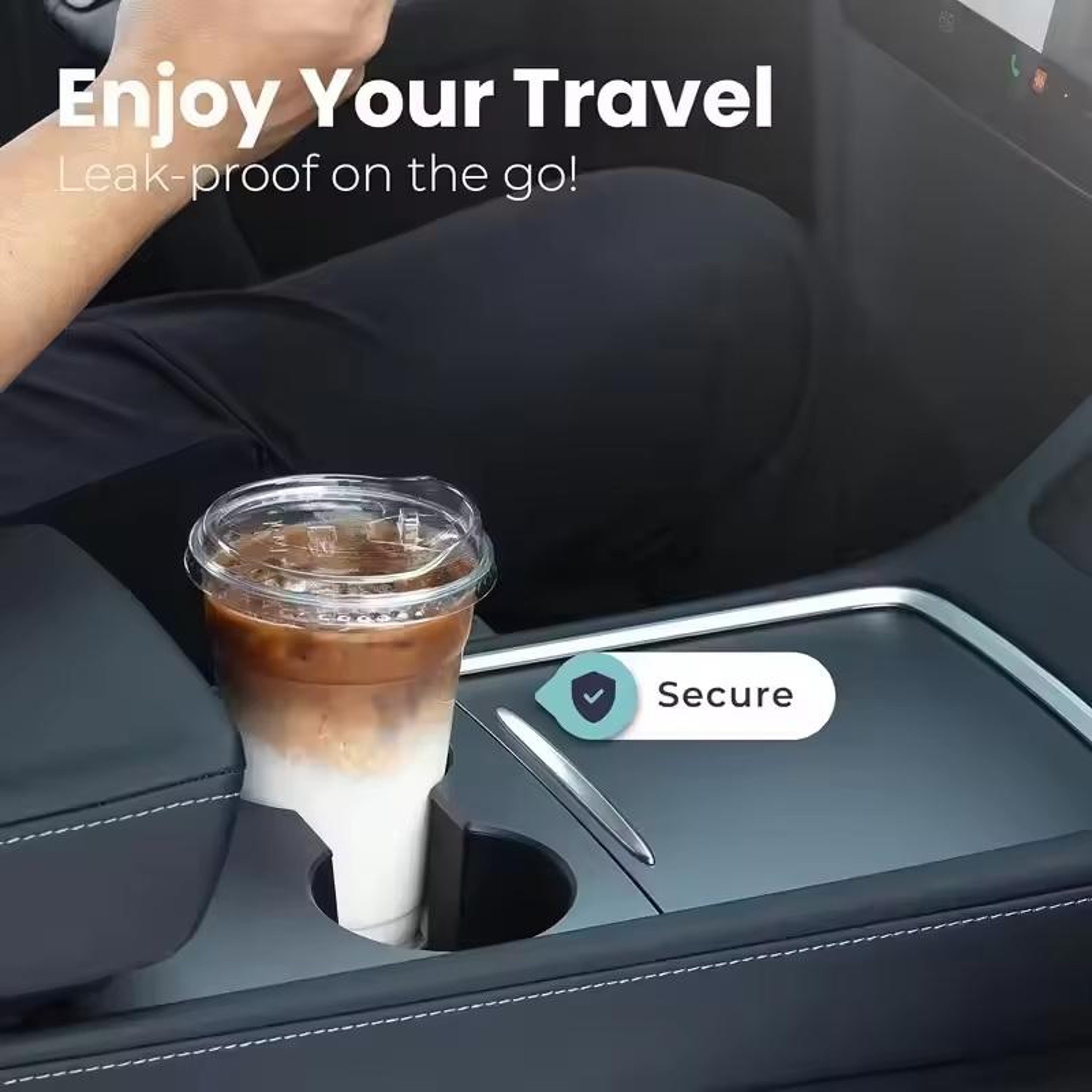 Disposable Cups For Iced Coffee Bubble Tea  Leak Proof Cold Drinks 3