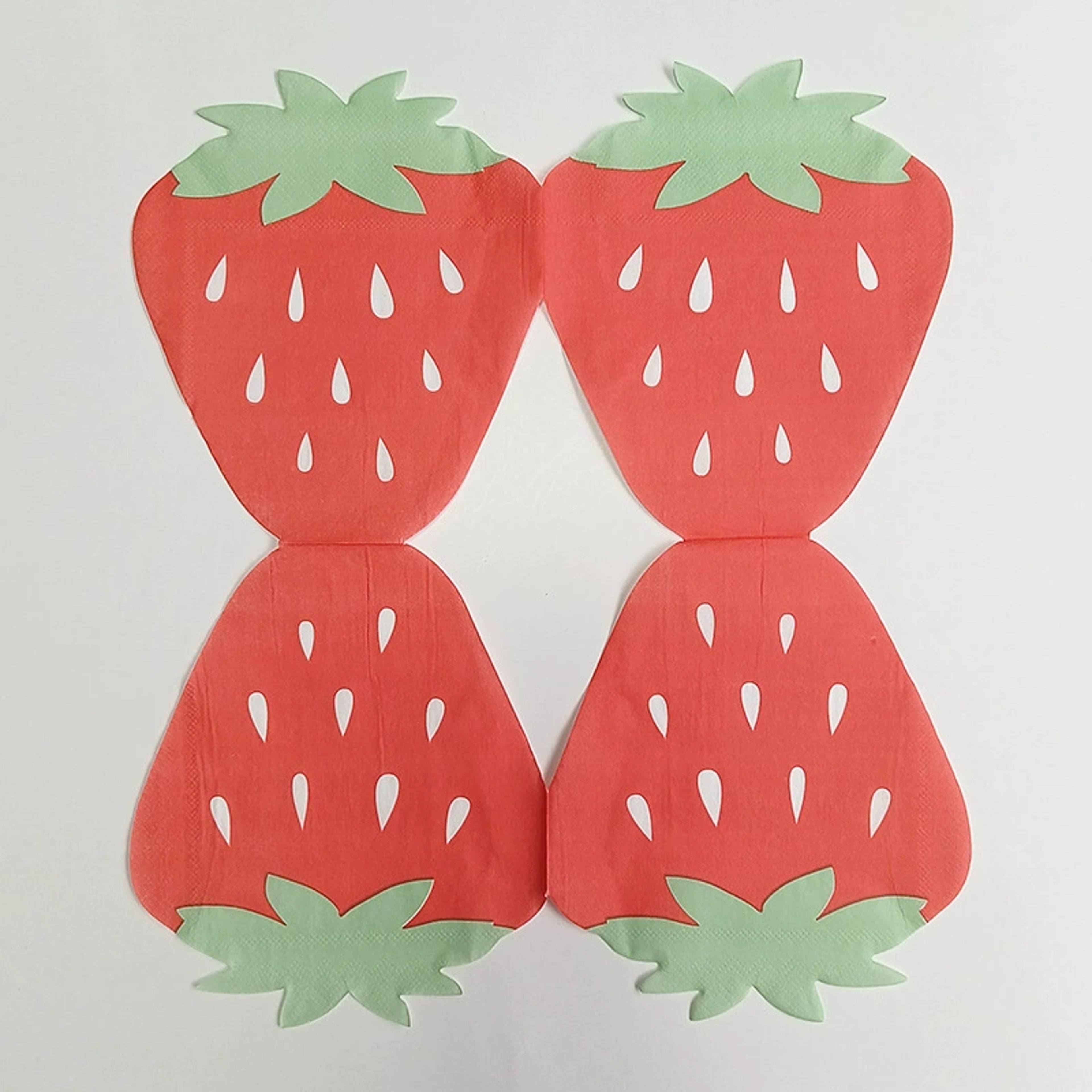 Sweet Strawberry Paper Napkins for Birthday Baby Shower Party Decor – view 3
