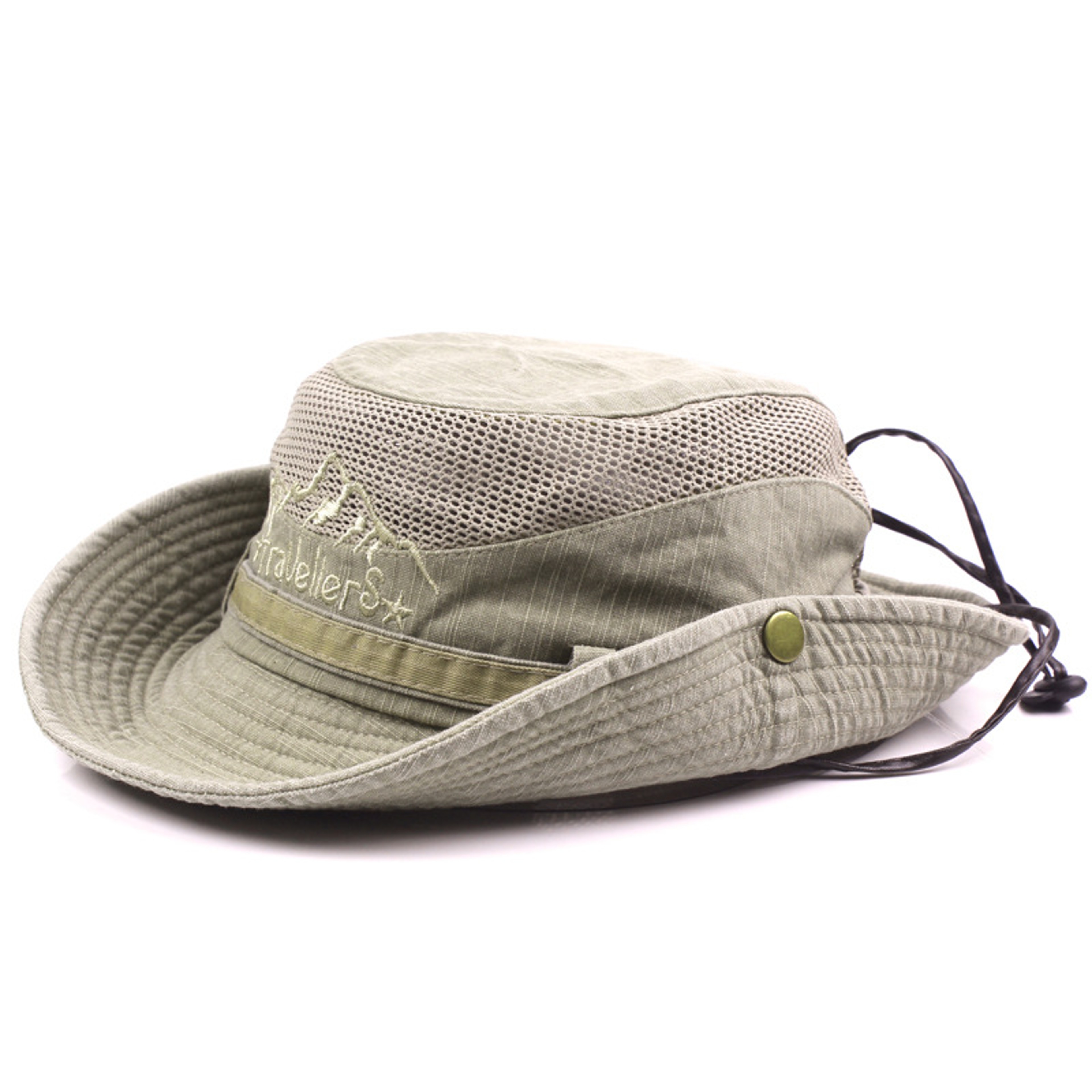 Mens Breathable Bucket Hat For Fishing Hiking And Beach Sun Protection 6