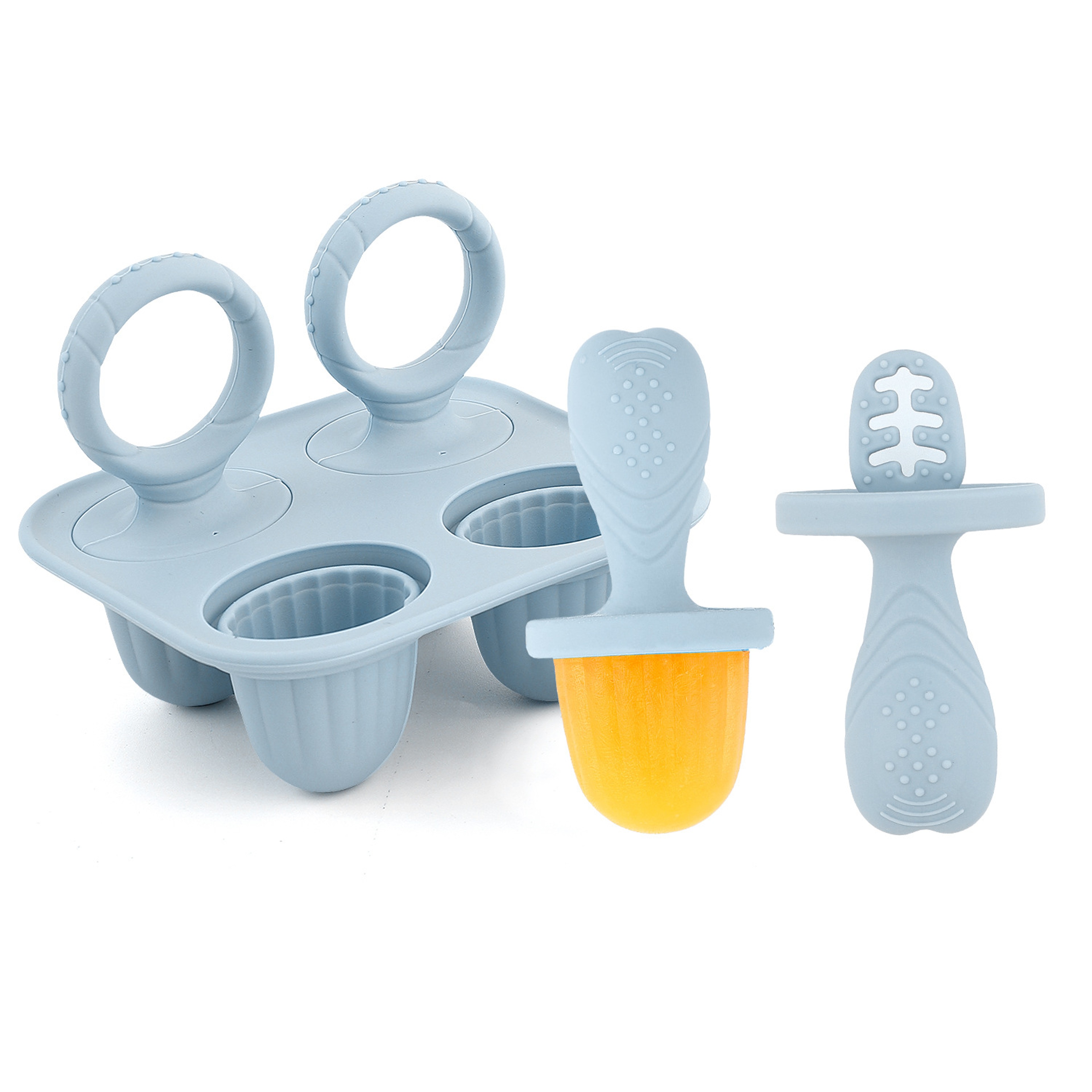 Silicone Baby Popsicle Mold For Teething Treats 6