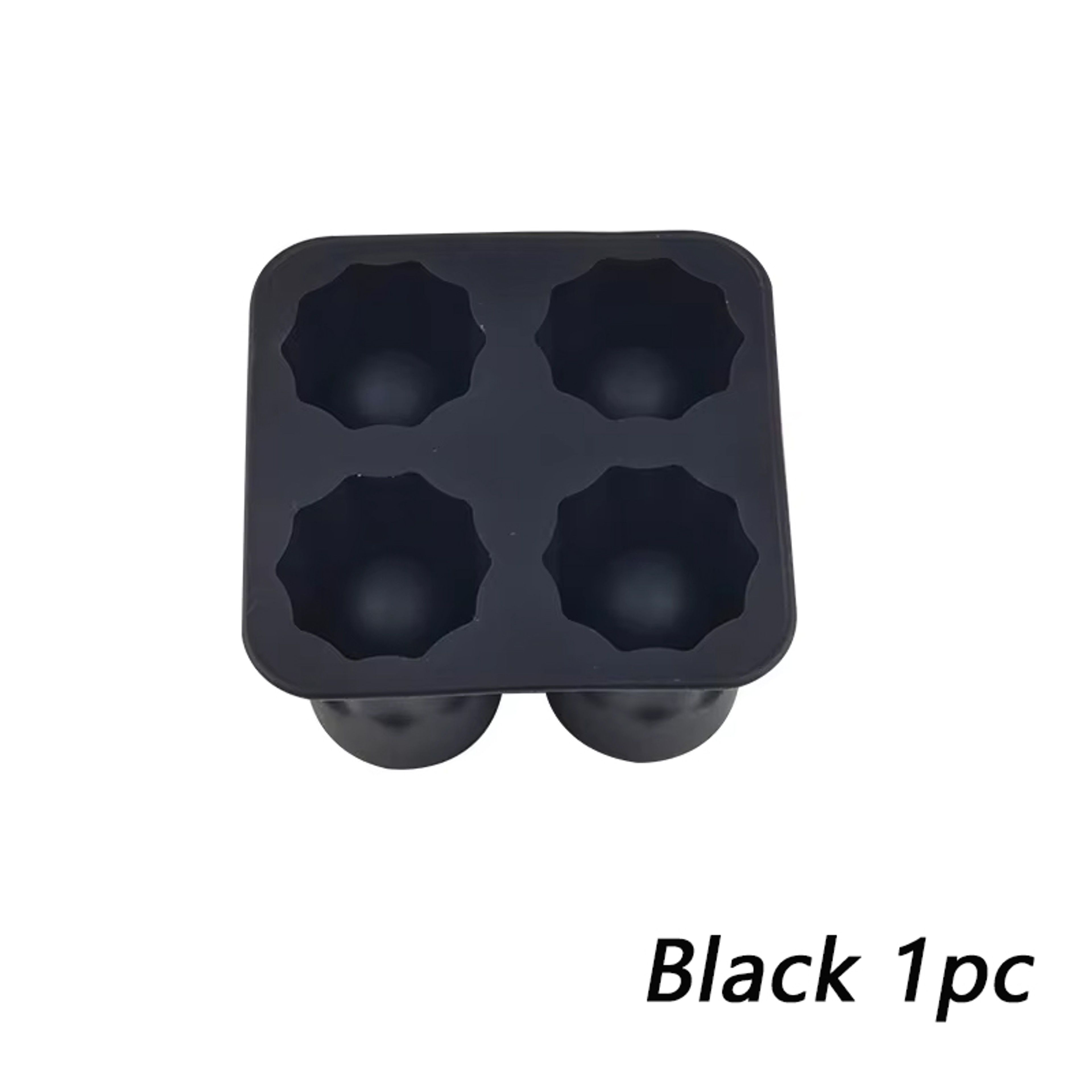 Silicone Ice Shot Glass Mold Cup Cocktail Ice Cube Tray 6