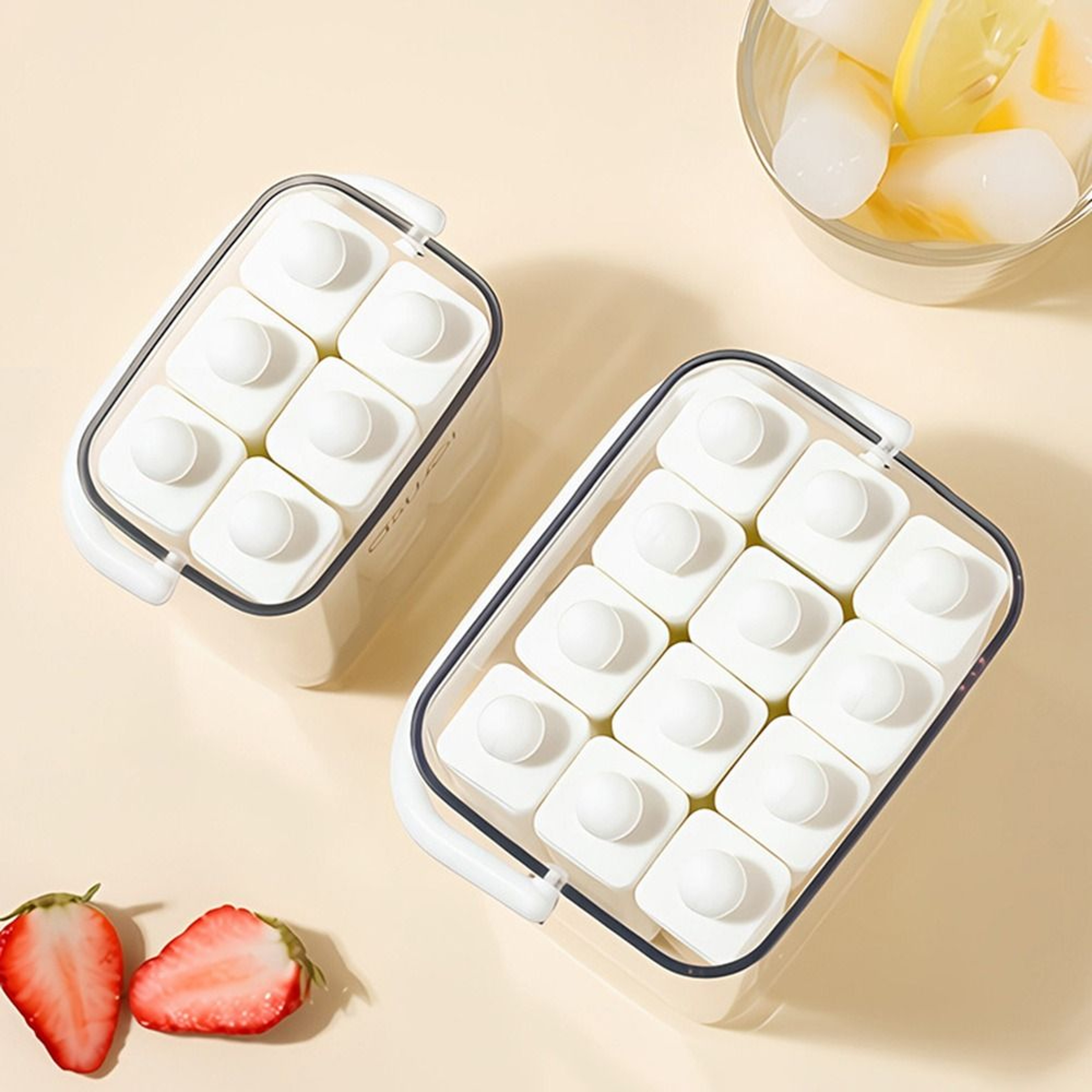 Reusable Silicone Popsicle Mold With Lid Long Bar Ice Tray For Homemade Frozen Treats 2