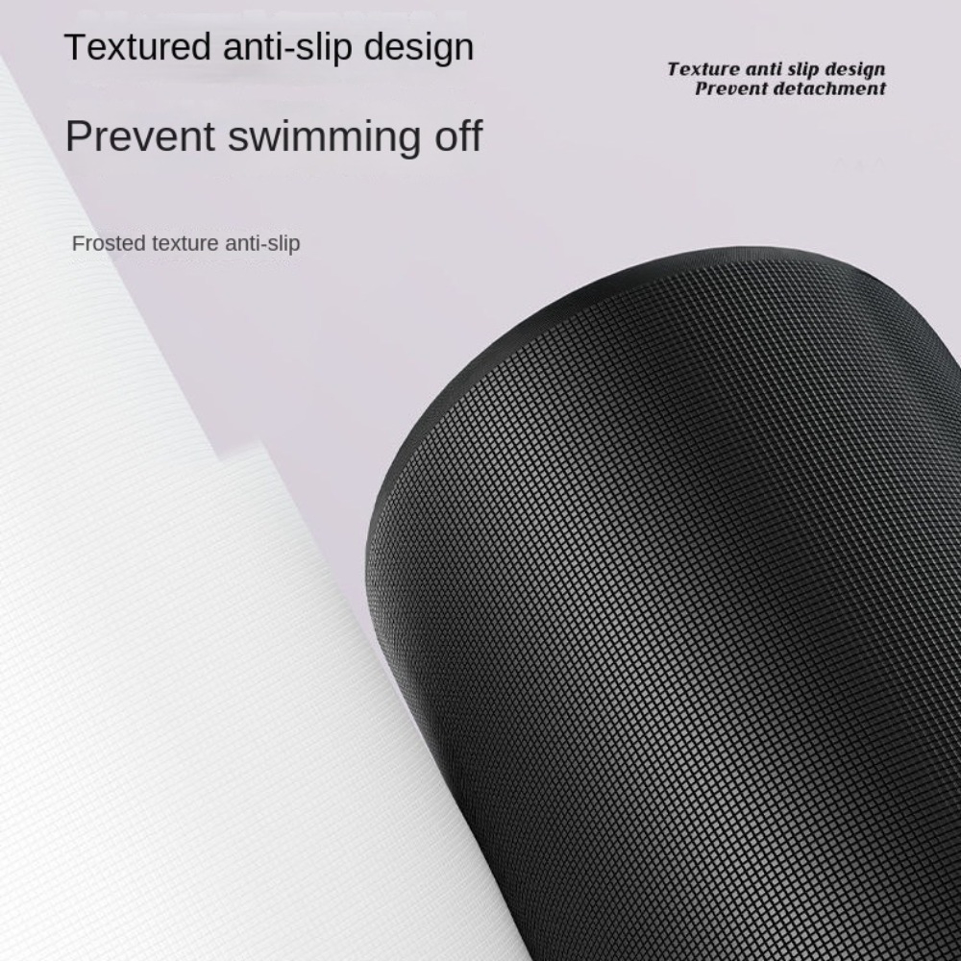 Enlarged Silicone Swim Cap with Ear Protection for Adults – view 5
