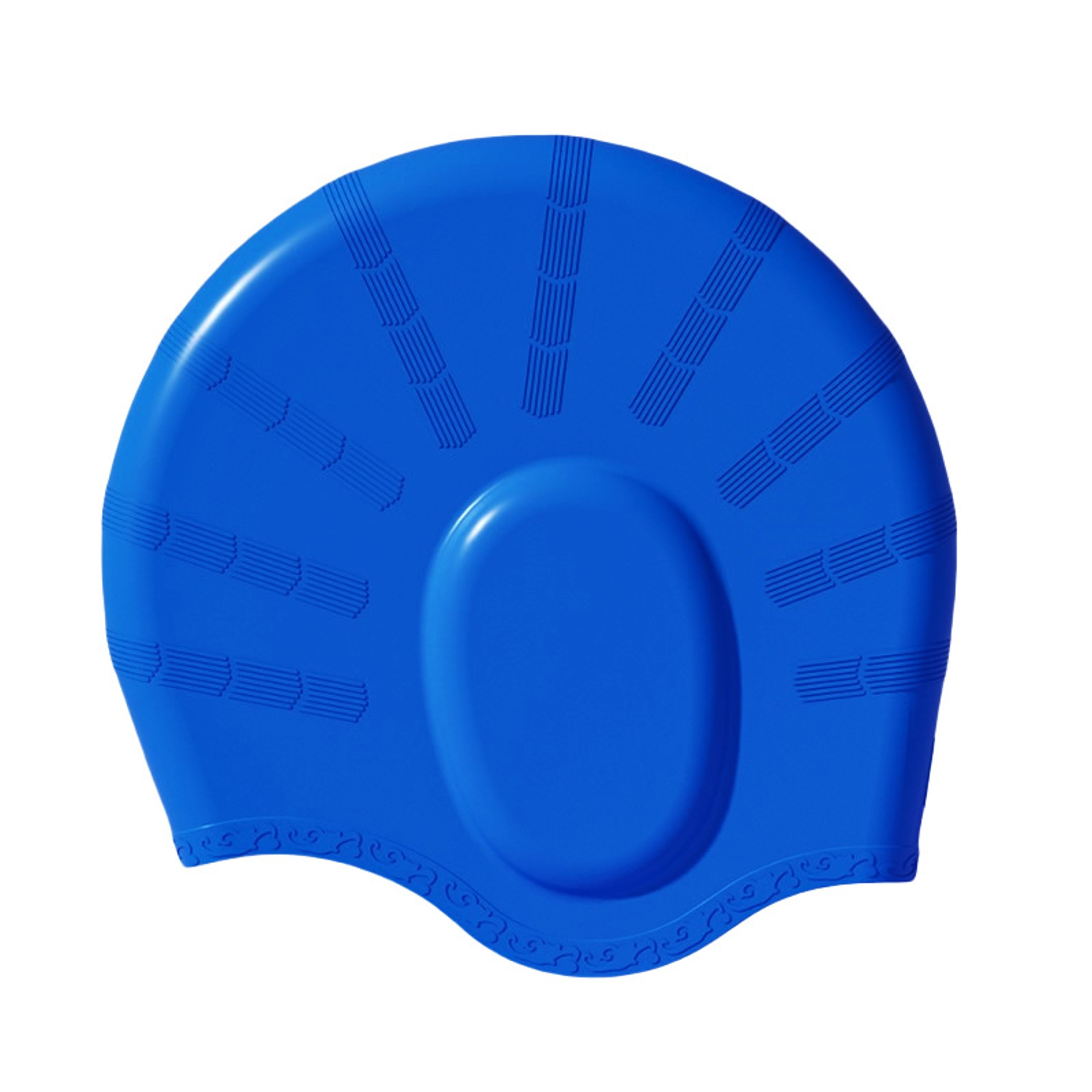 Waterproof Silicone Swim Cap For Long Hair With Ear Protection 5