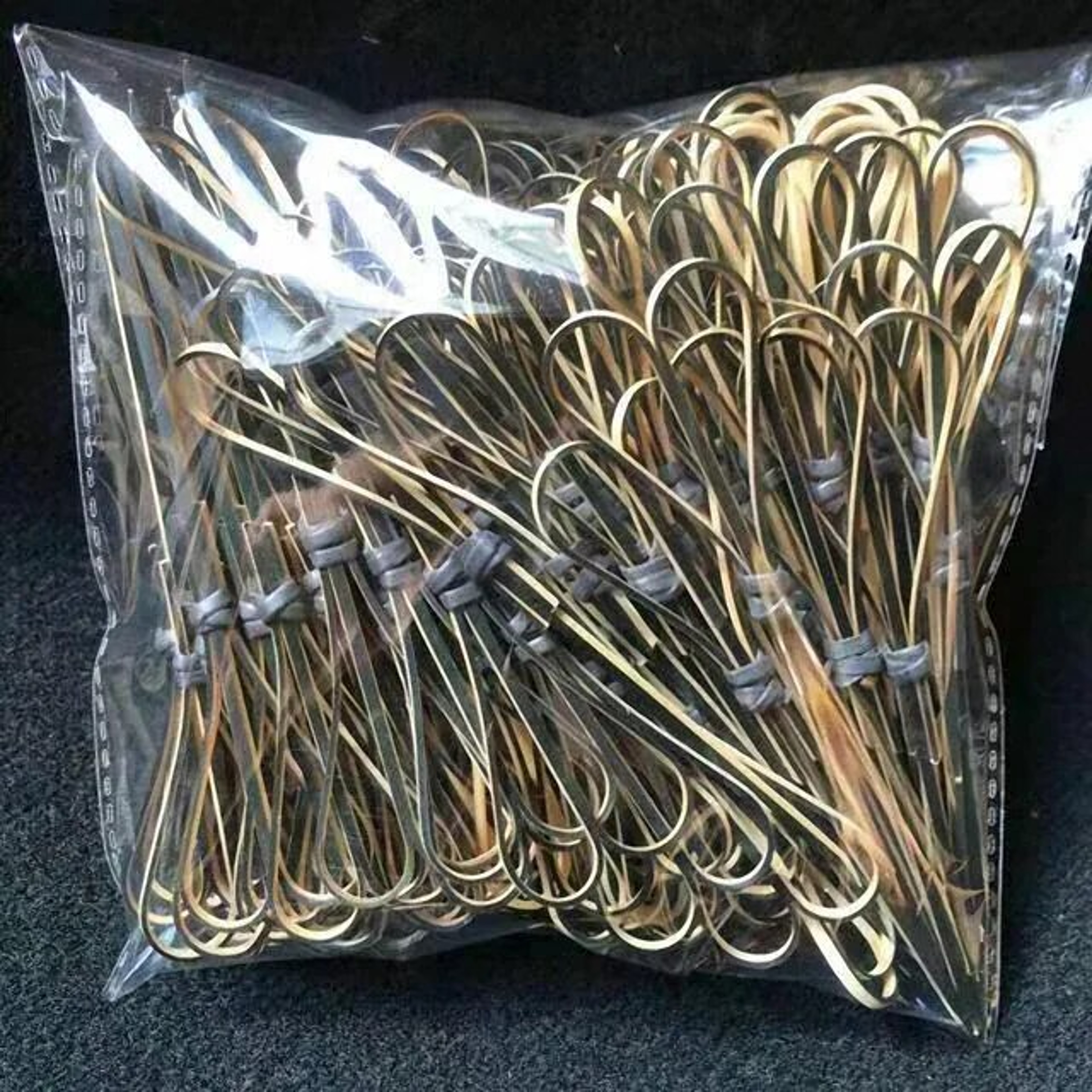 100Pcs Disposable Bamboo Forks for Party Buffets & Cocktail Decorations - Wedding Supplies 12cm – view 7