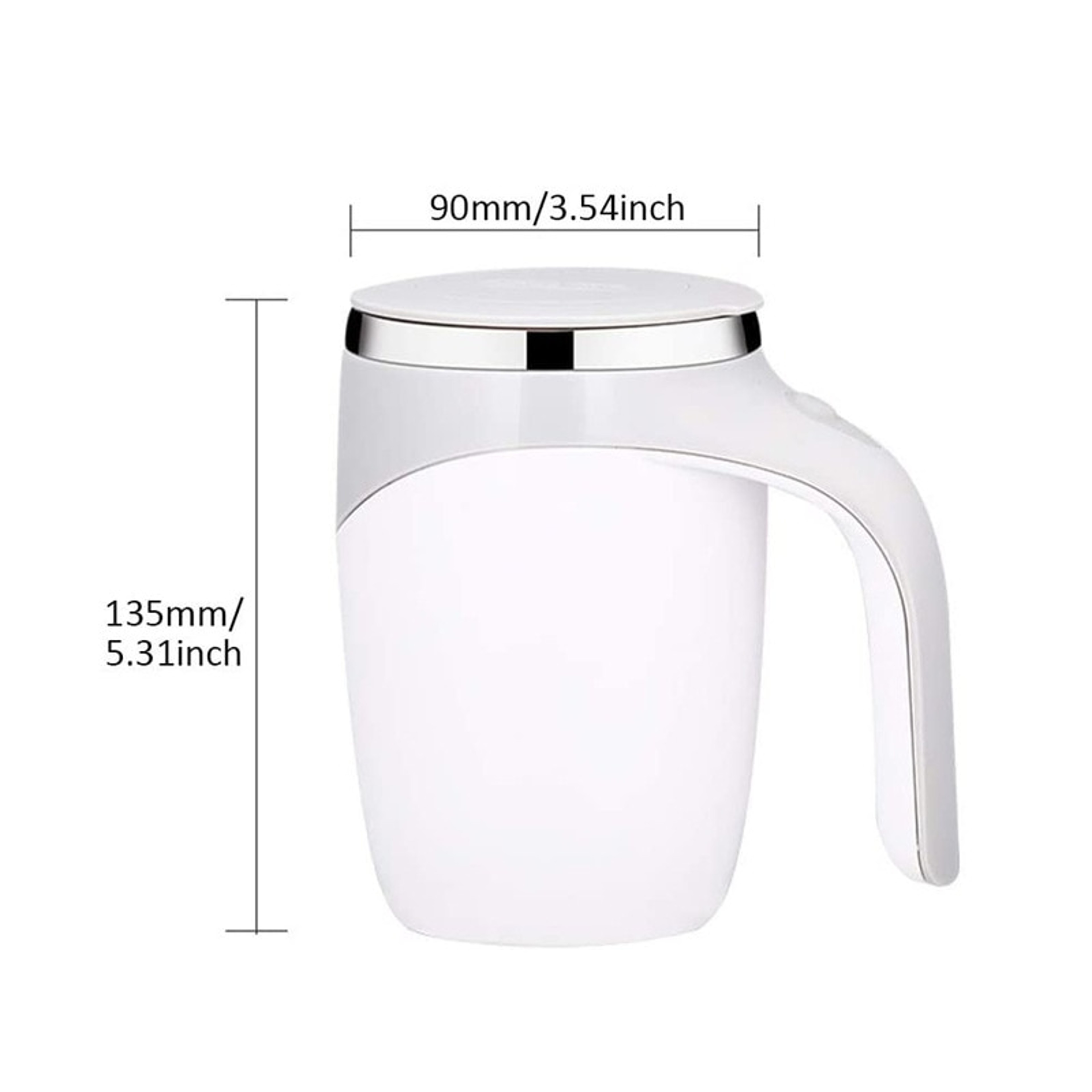 kJIsAutomaticStirringCupMugRechargeablePortableCoffeeElectricStirringStainlessSteelRotati
