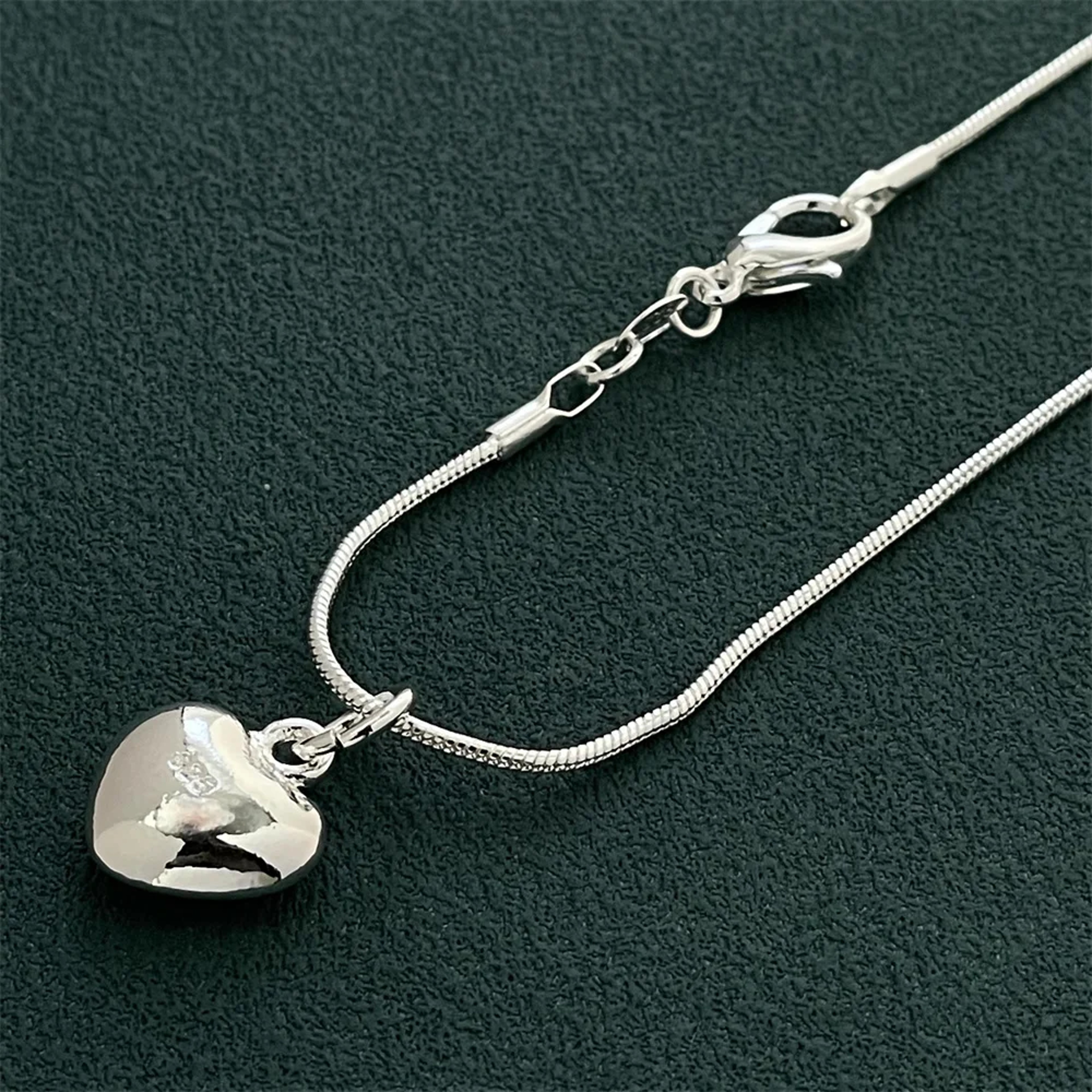 Elegant 925 Sterling Silver Heart Necklace for Women, Perfect Wedding, Banquet, Birthday & Festival Jewelry Gift – view 4