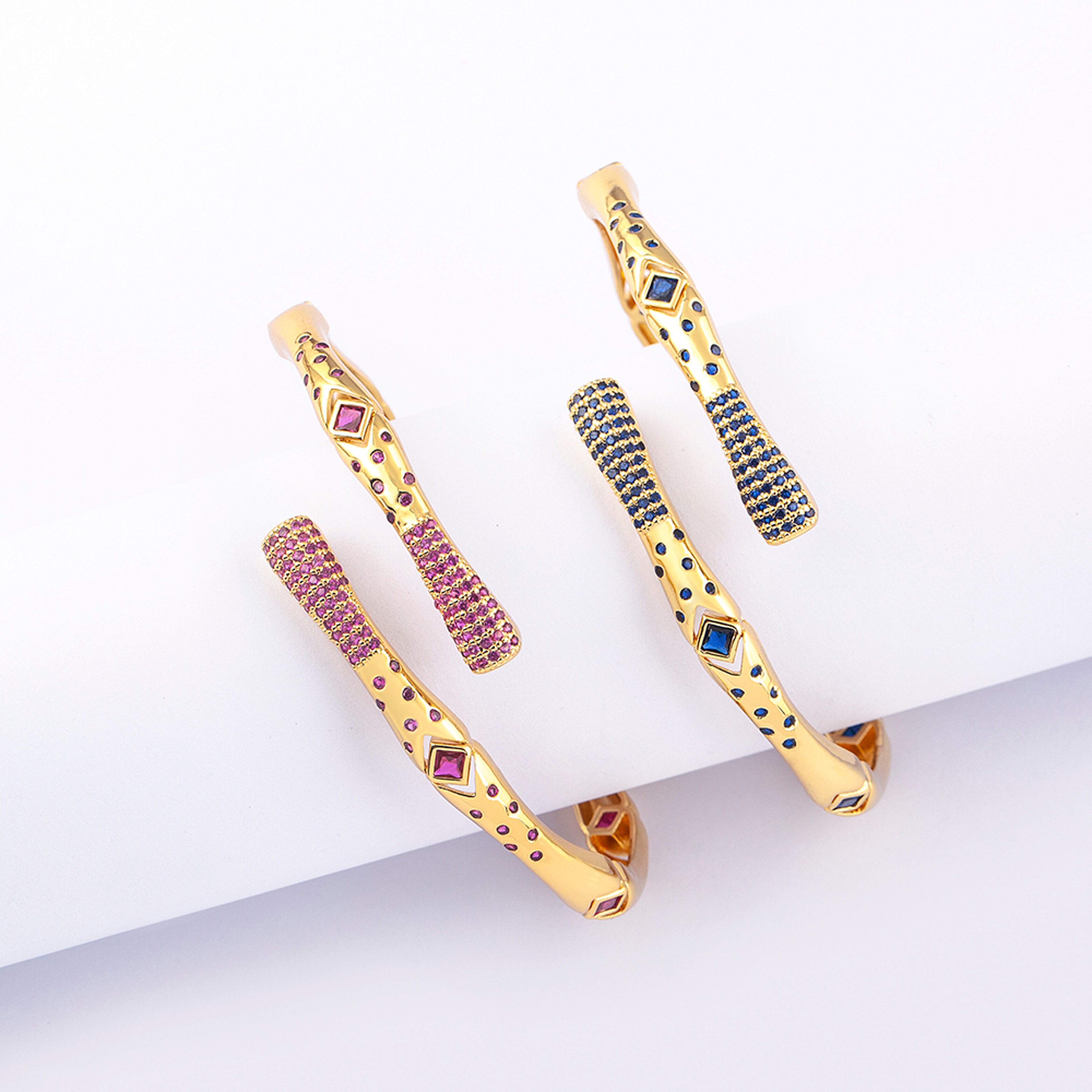 Elegant Adjustable Zircon Bangle Bracelet for Women Classic Geometric Fashion Jewelry – view 6