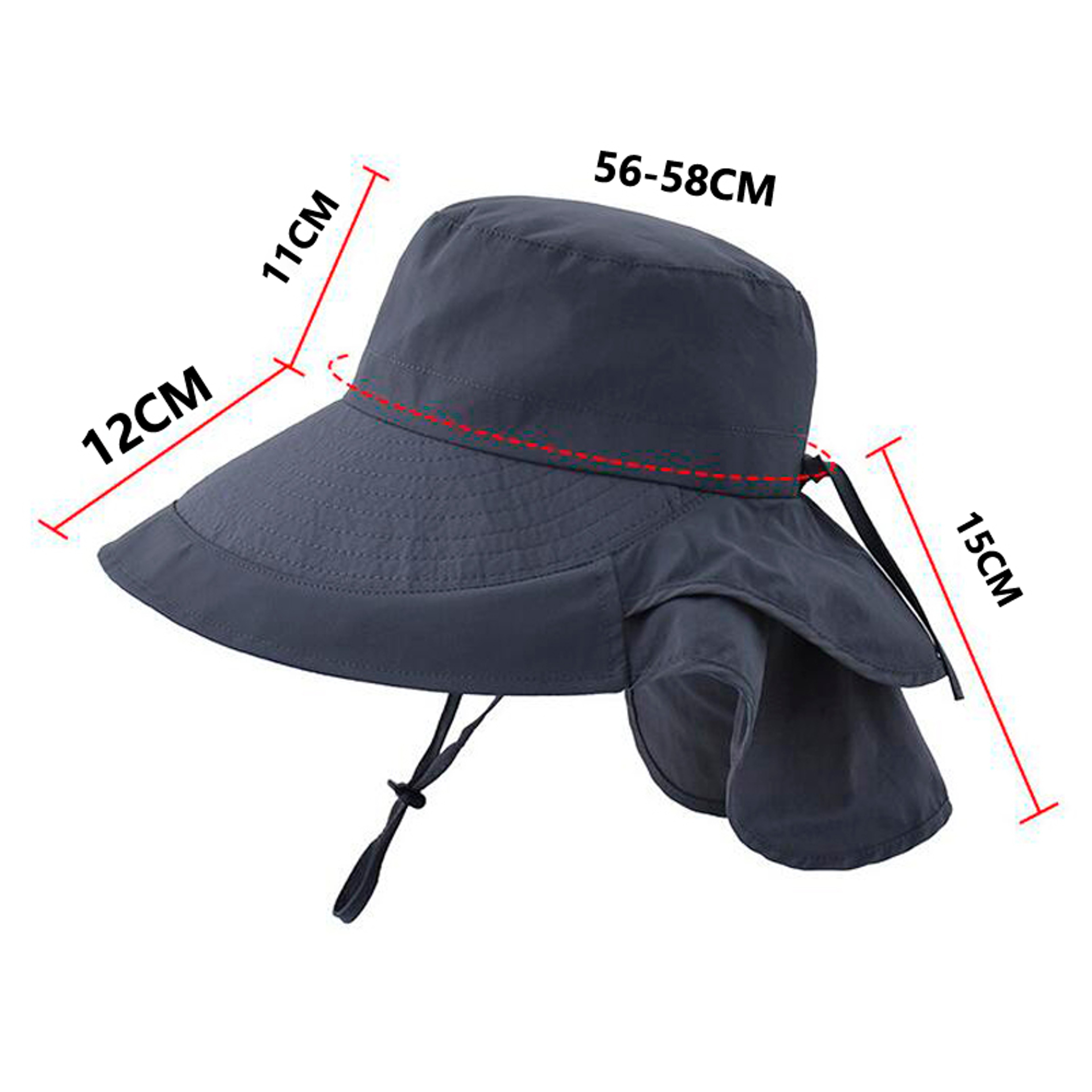 Women's Ponytail Sun Hat Wide Brim Visor with UV Protection for Beach, Travel & Outdoor Adventures – view 5