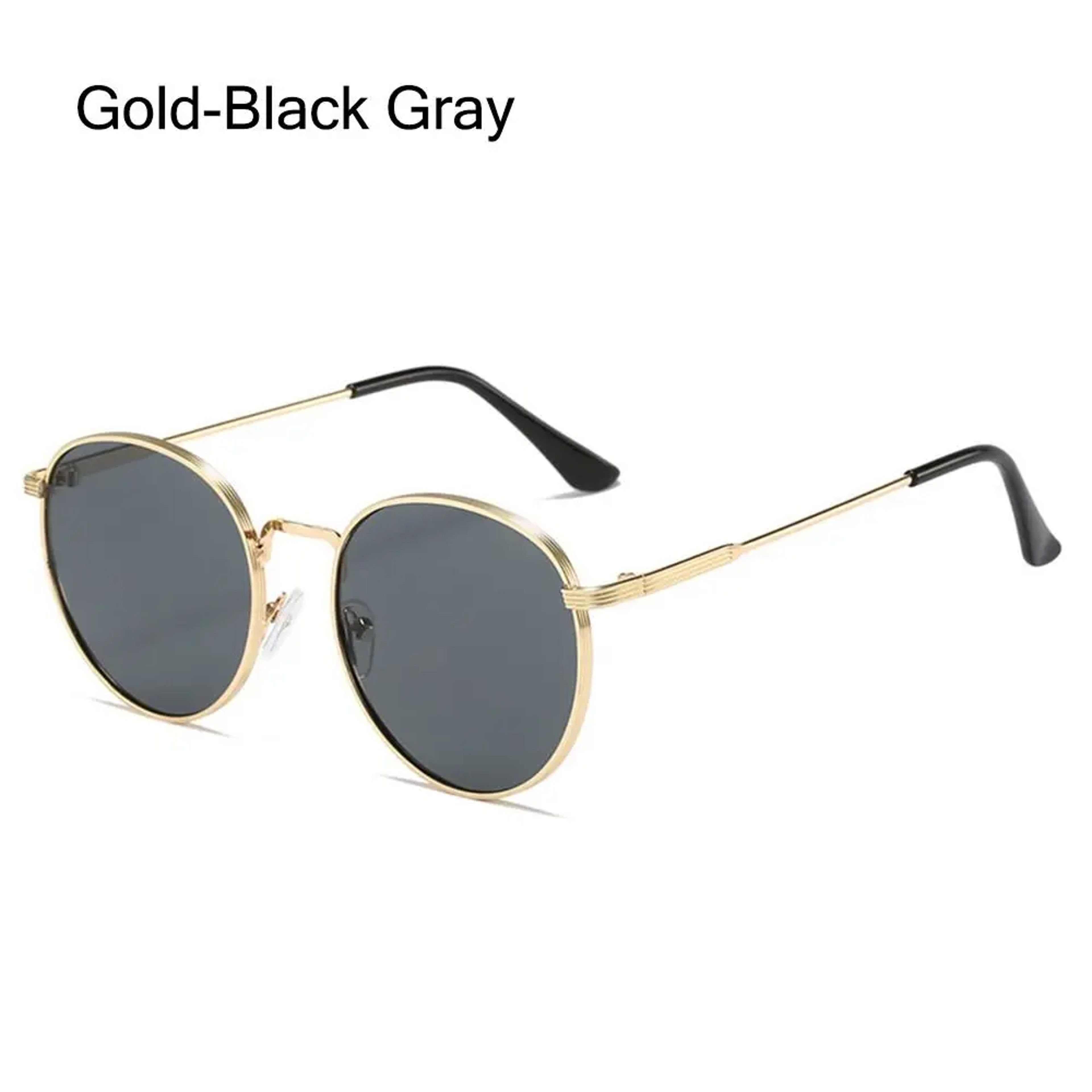 Vintage Round Sunglasses with UV Protection Metal Frame for Women & Men – view 10