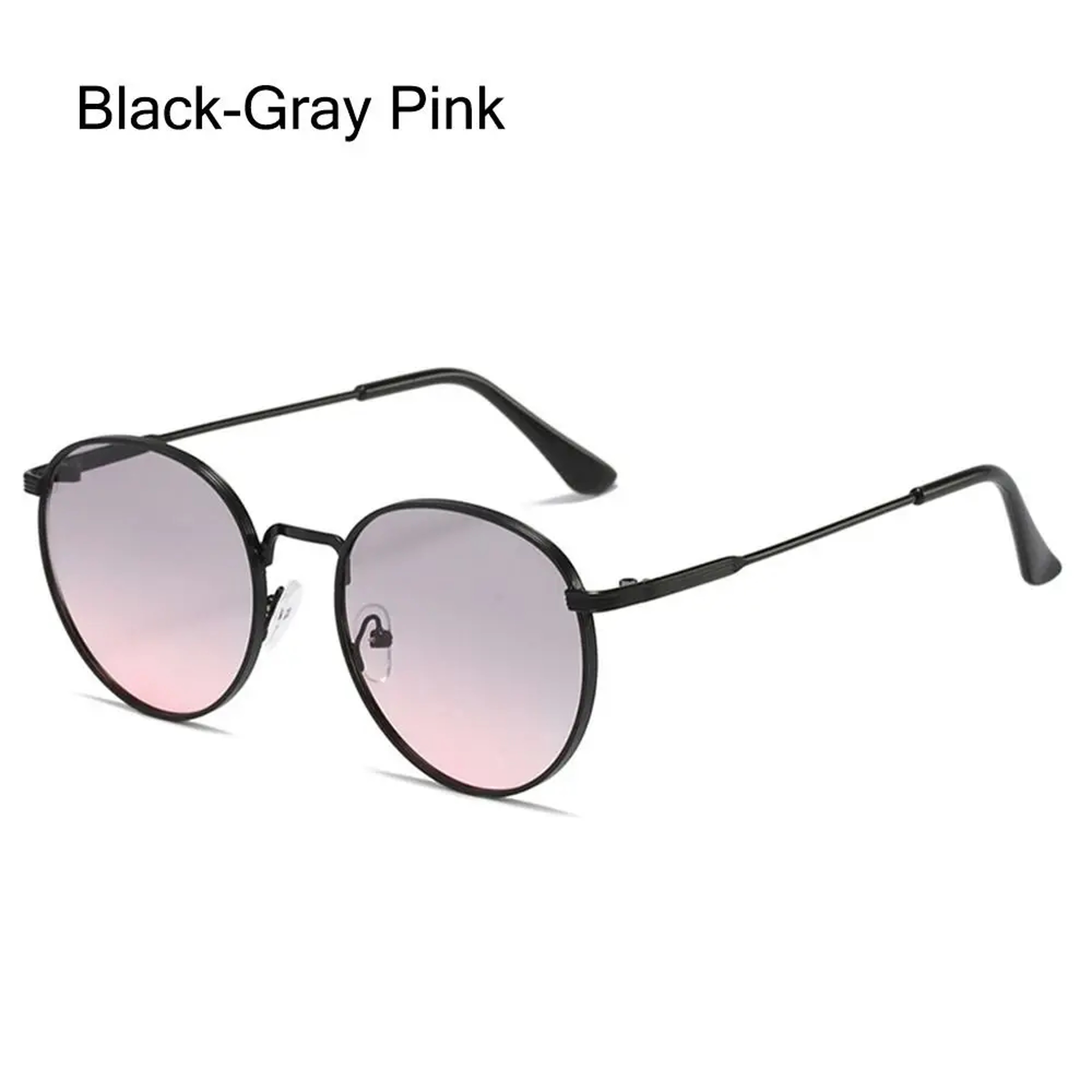 Vintage Round Sunglasses with UV Protection Metal Frame for Women & Men – view 12