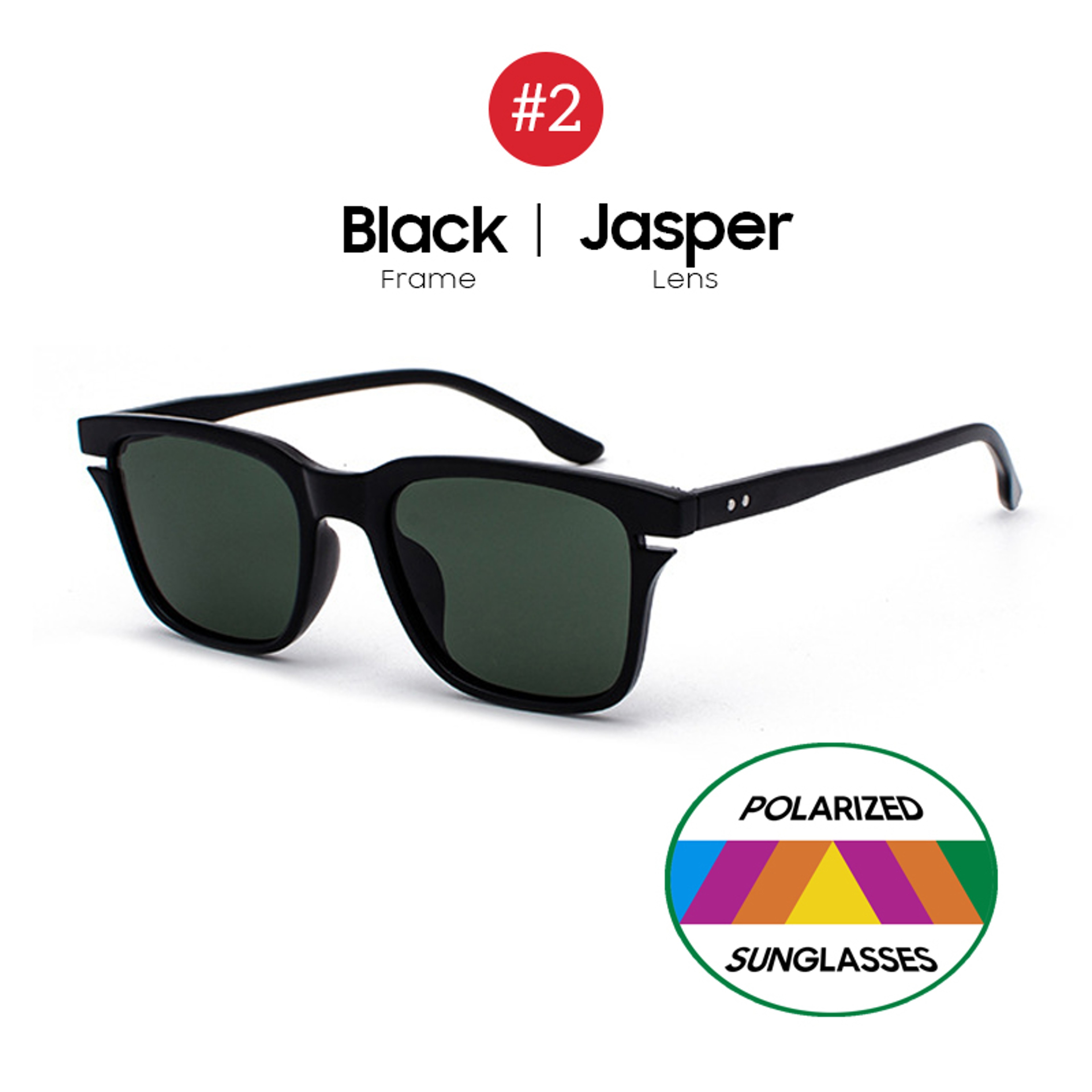 Polarized Sunglasses UV Vintage Square Driving Shades for Men & Women – view 8