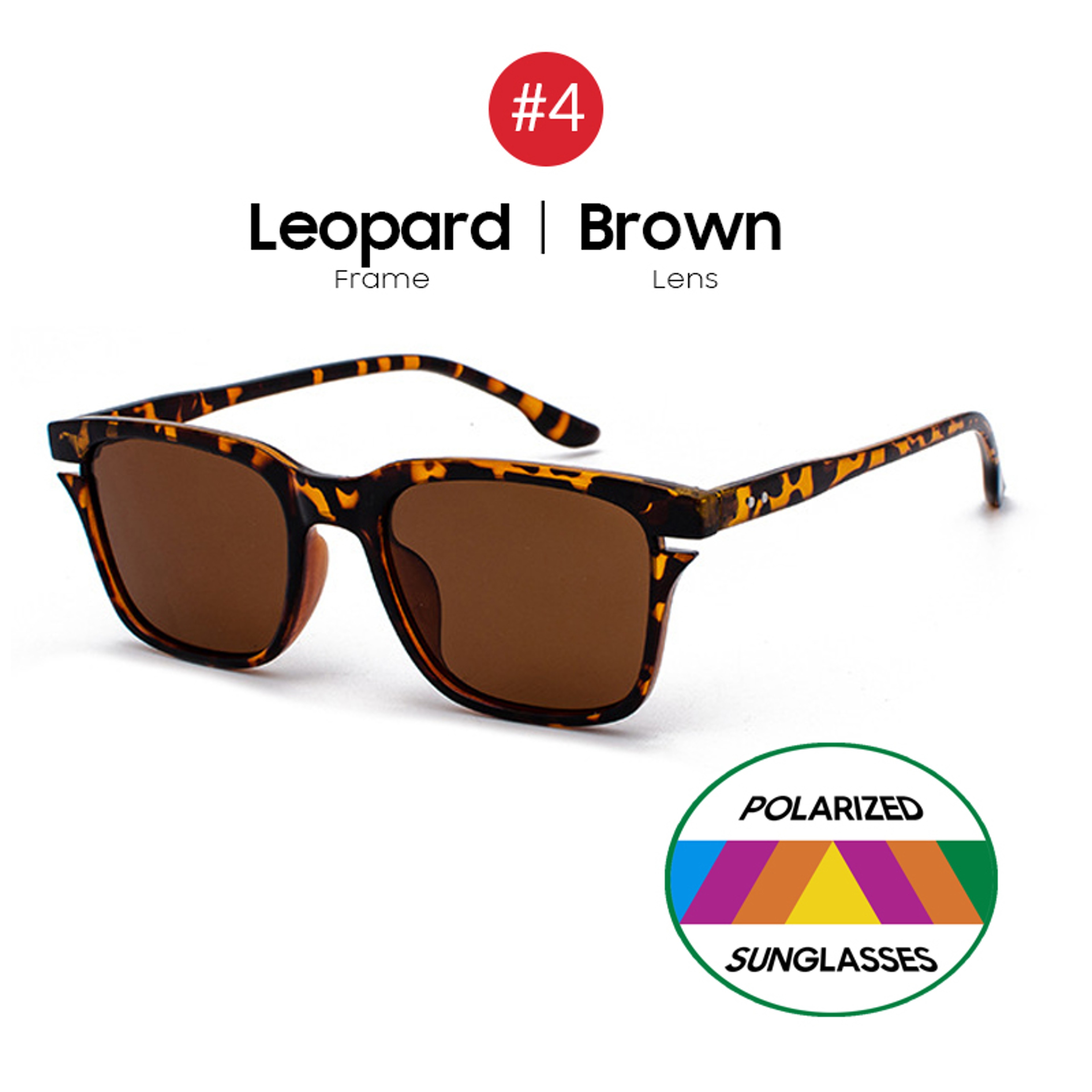 Polarized Sunglasses UV Vintage Square Driving Shades for Men & Women – view 11