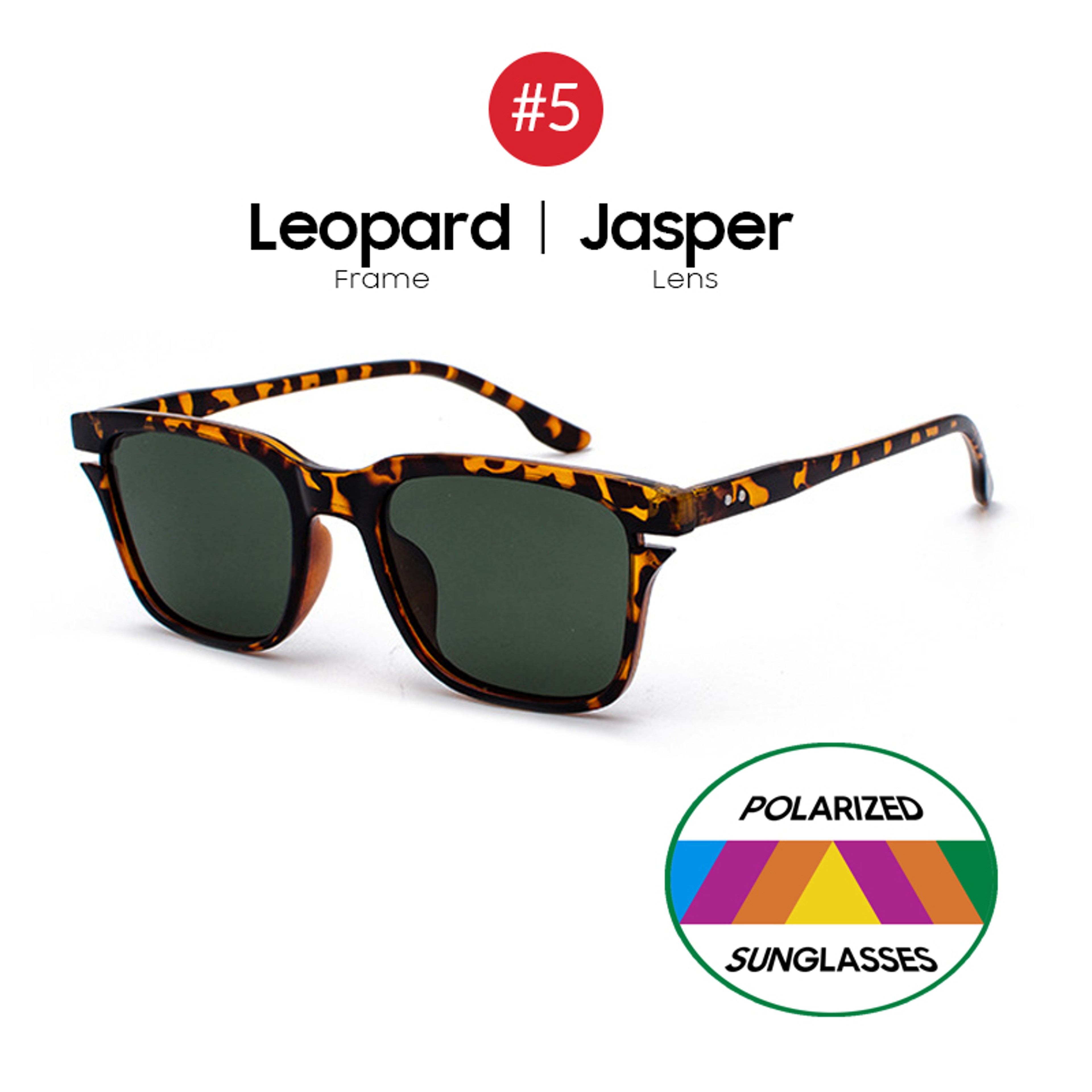 Polarized Sunglasses UV Vintage Square Driving Shades for Men & Women – view 12