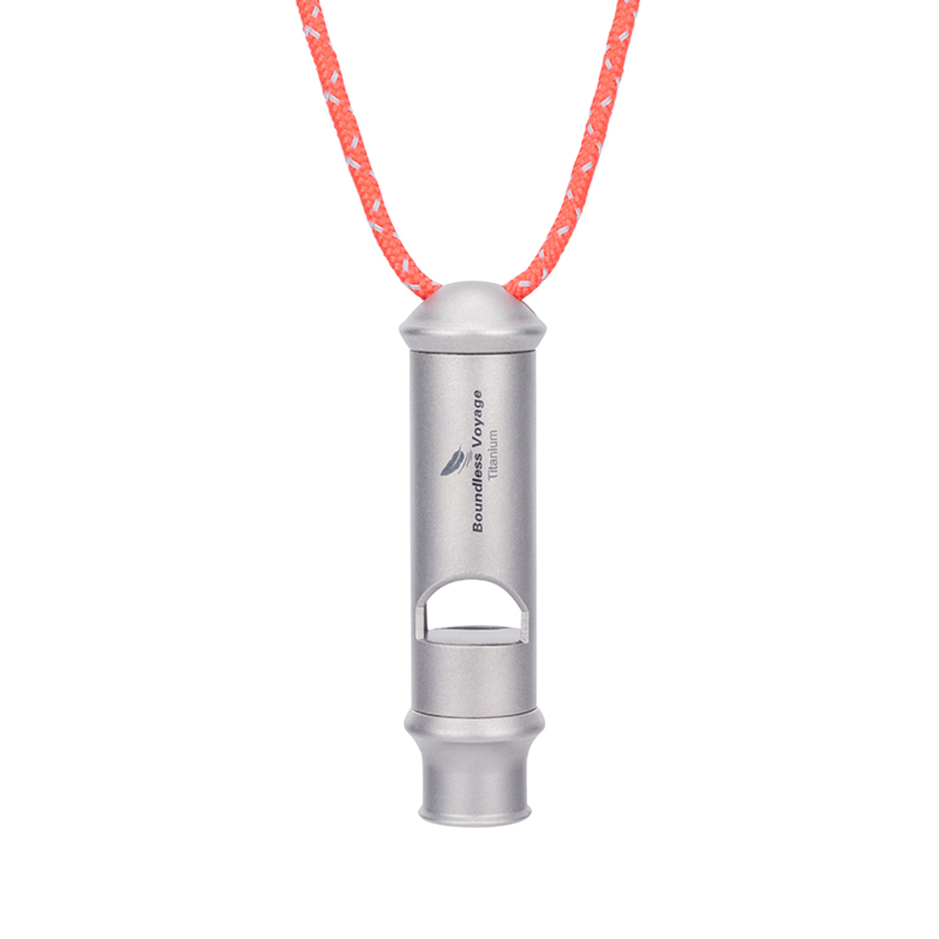 Boundless Voyage Titanium Survival Whistle For Camping Hiking  Emergency Safety 0