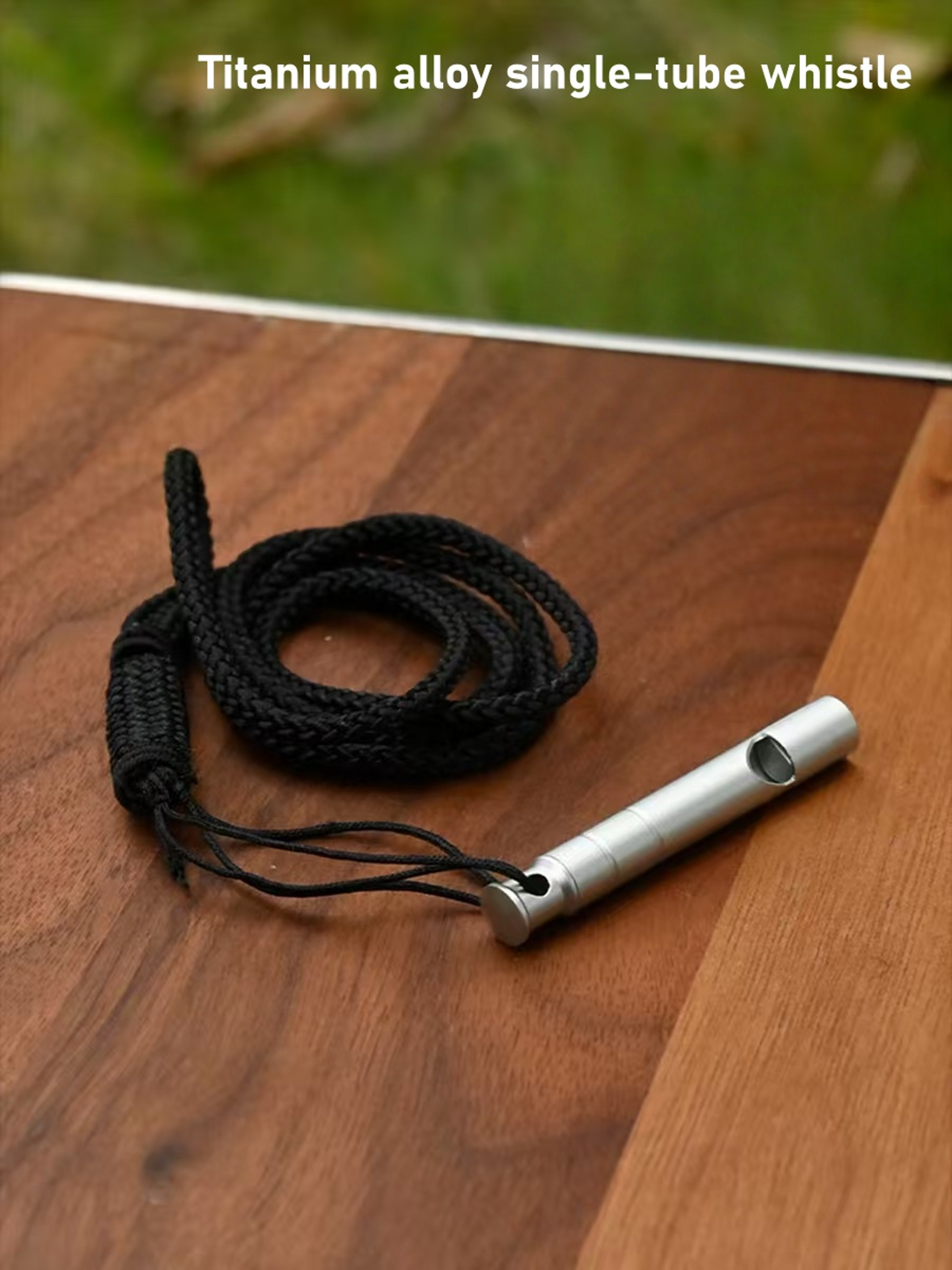 Titanium Emergency Survival Whistle for Camping Hiking Outdoor Safety – view 3