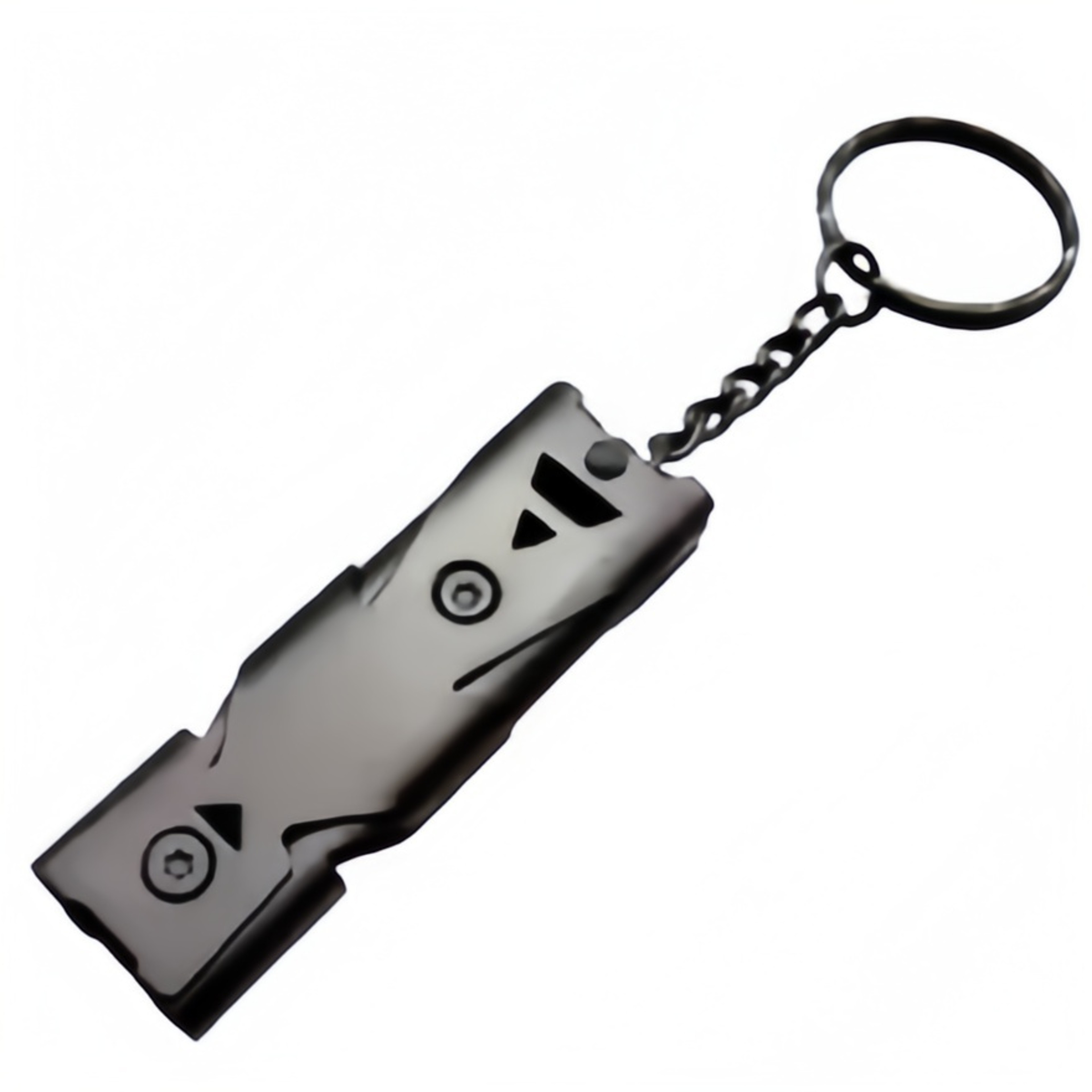 Dual Tube Survival Whistle Keychain High Decibel Emergency Whistle For Camping Hiking Safety 3
