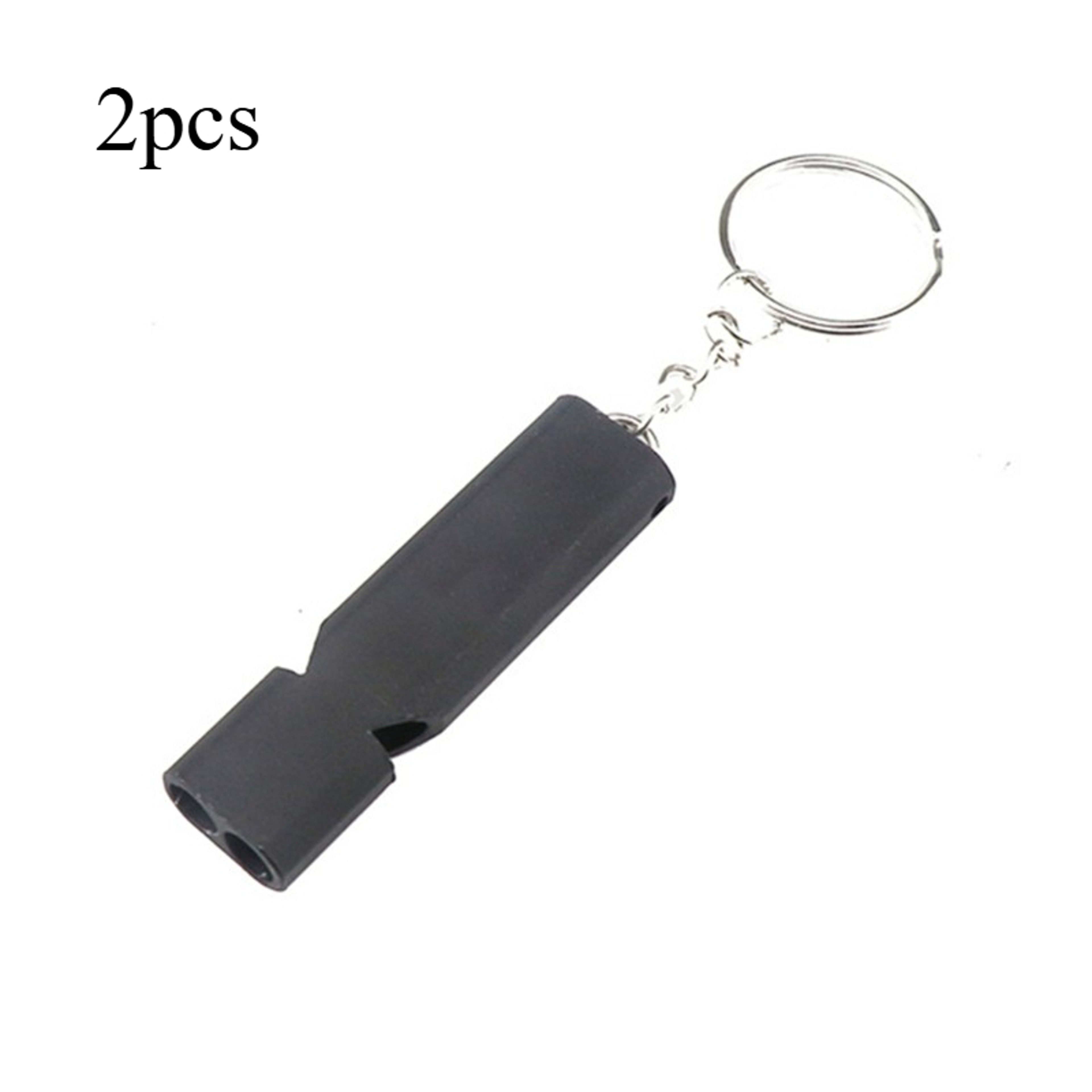 Aluminum Emergency Survival Whistle Camping Safety Signal Keychain – view 7
